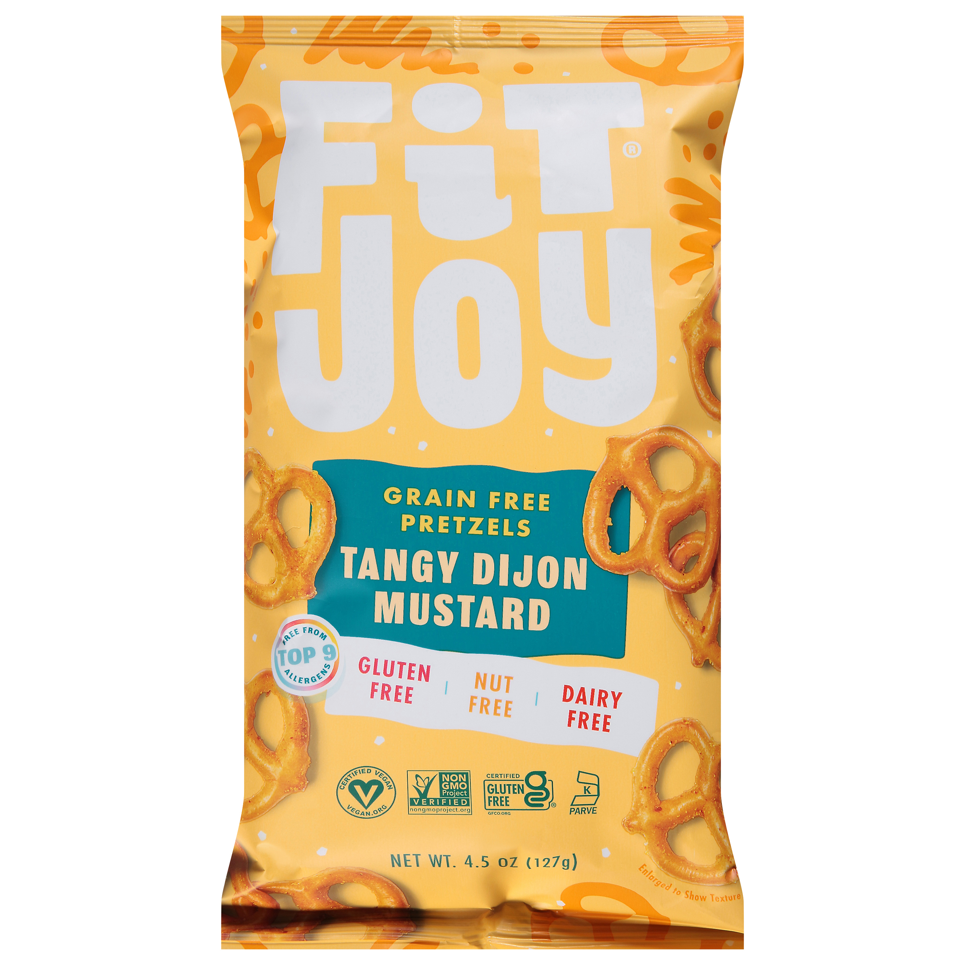 Fit Joy Grain Free Tangy Dijon Mustard Pretzels
