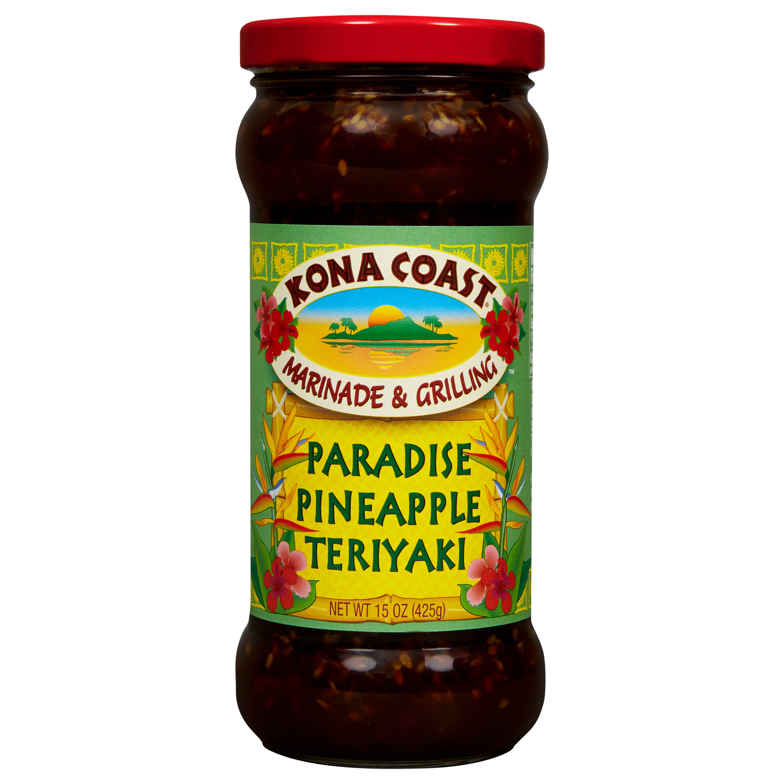 Kona Coast® Paradise Pineapple Teriyaki Marinade & Grilling Sauce,