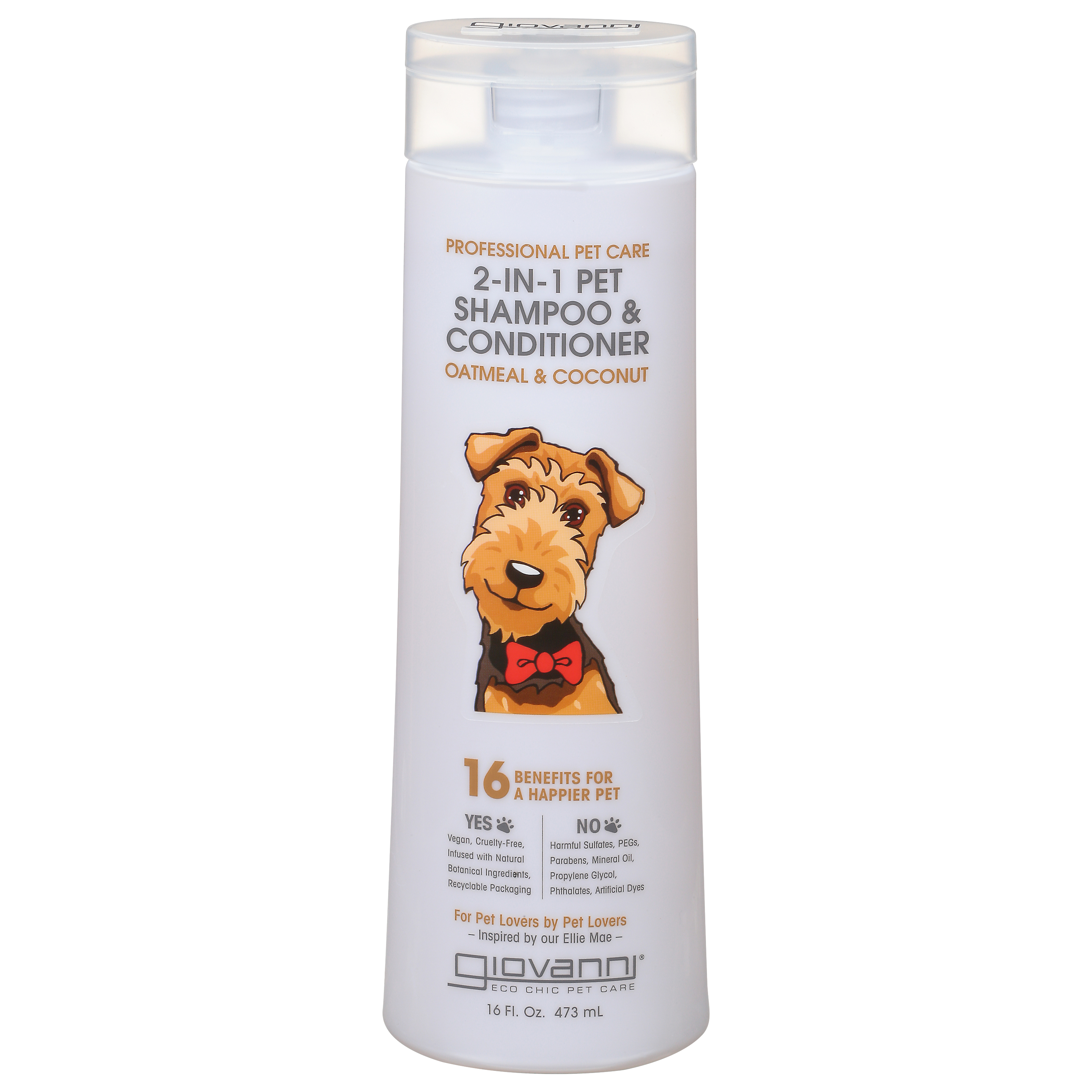 Giovanni Oatmeal & Coconut 2-in-1 Pet Shampoo & Conditioner