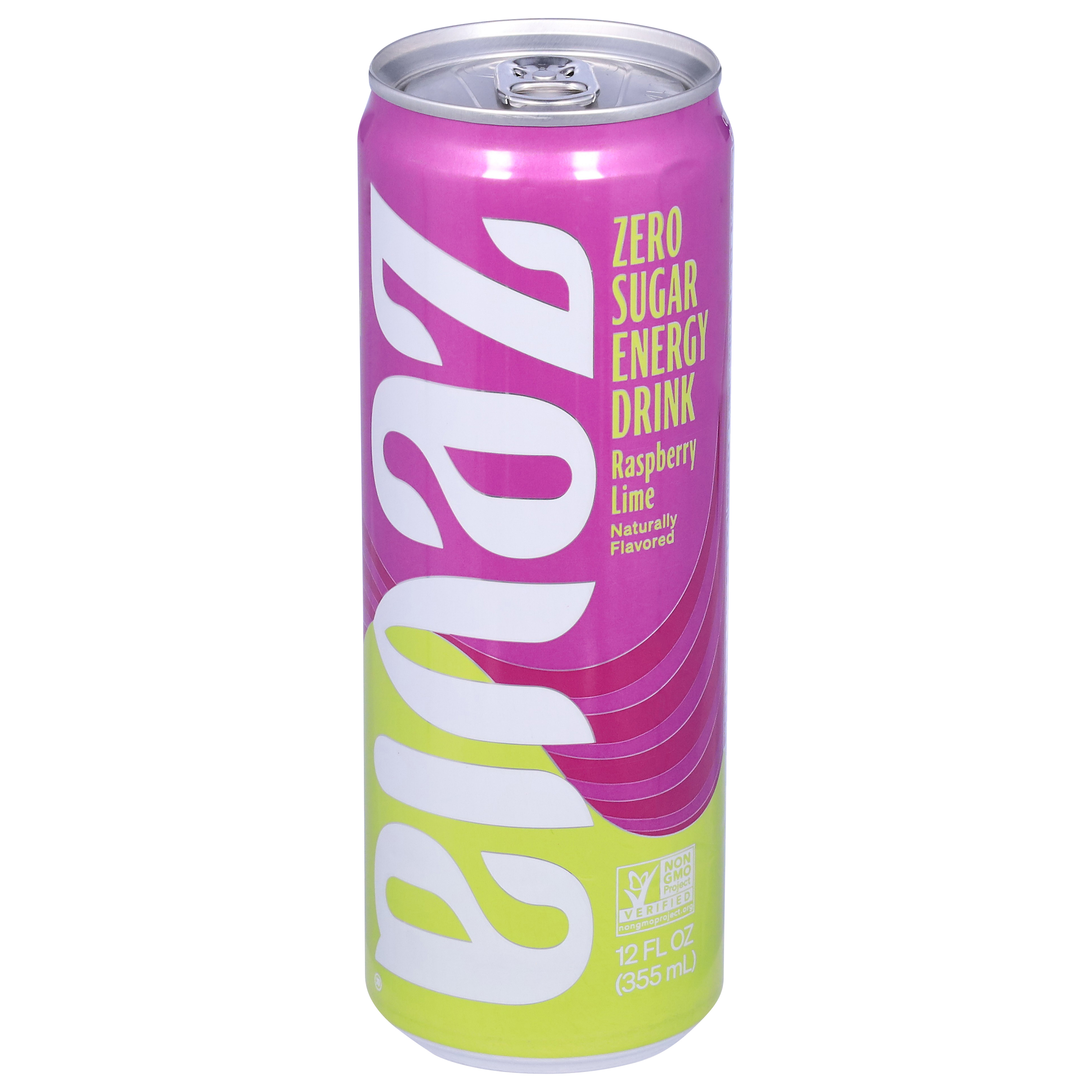 Zevia Zero Sugar Raspberry Lime Energy Drink