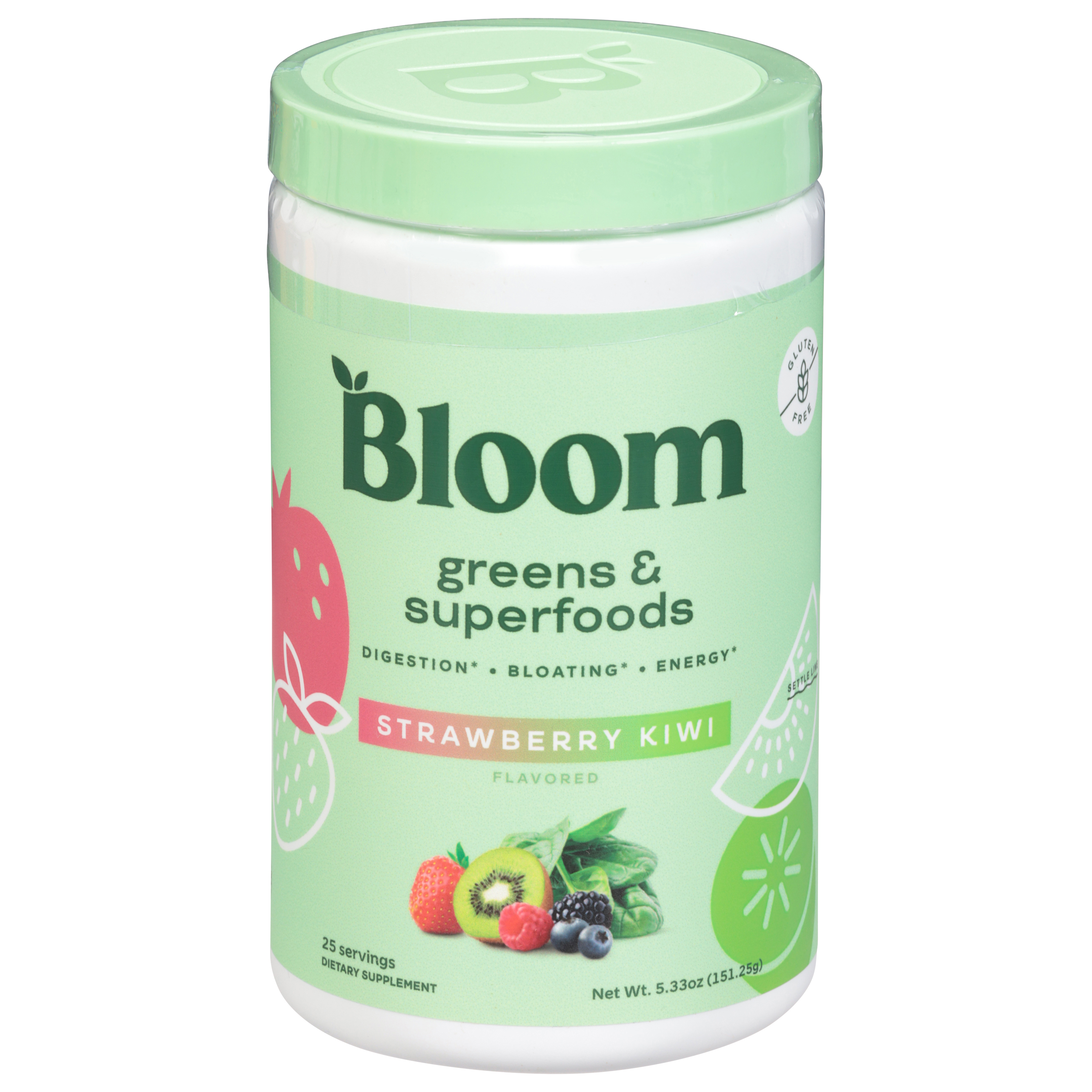 Bloom Strawberry Kiwi Greens & Superfoods