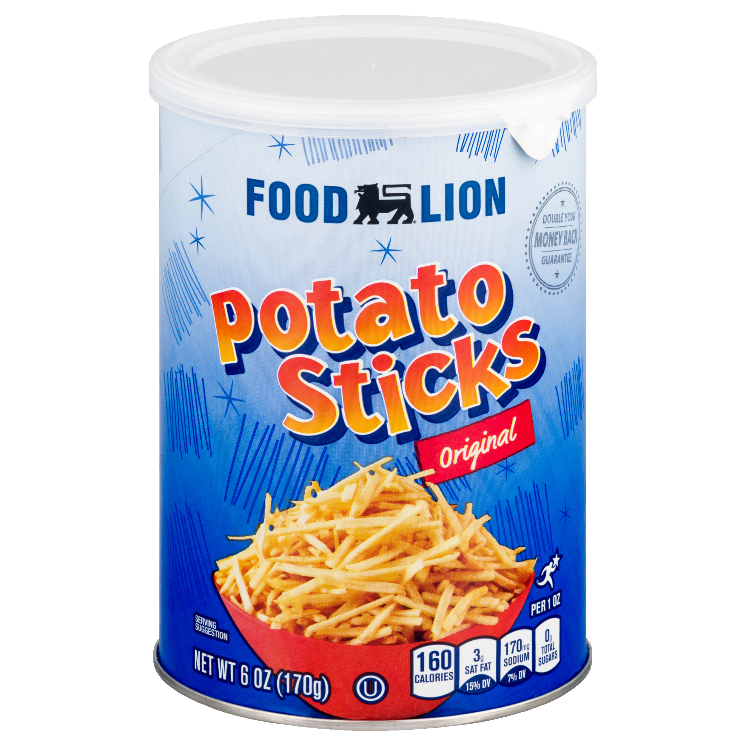 Food Lion Original Potato Sticks 6 oz CAN