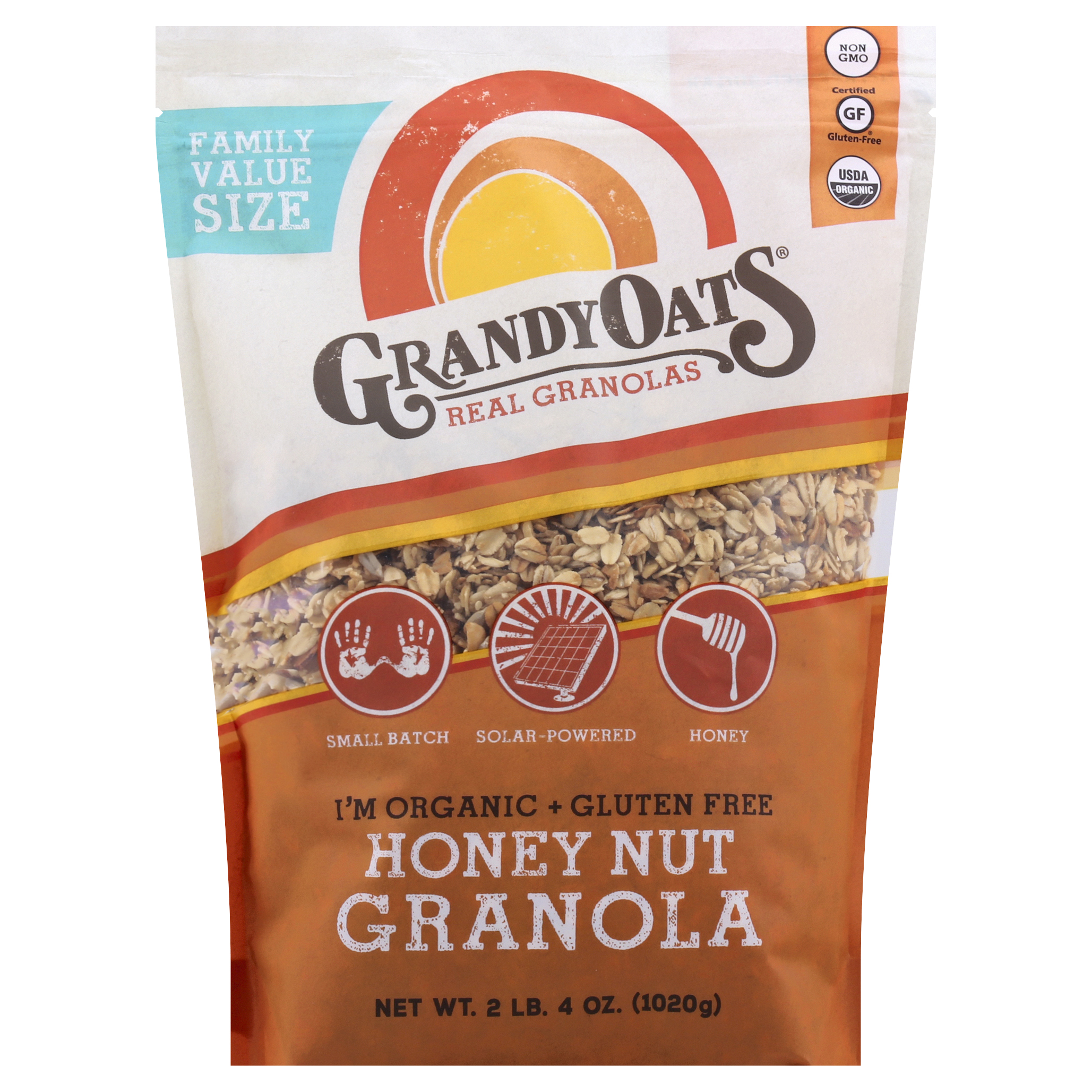 GrandyOats Family Value Size Honey Nut Granola