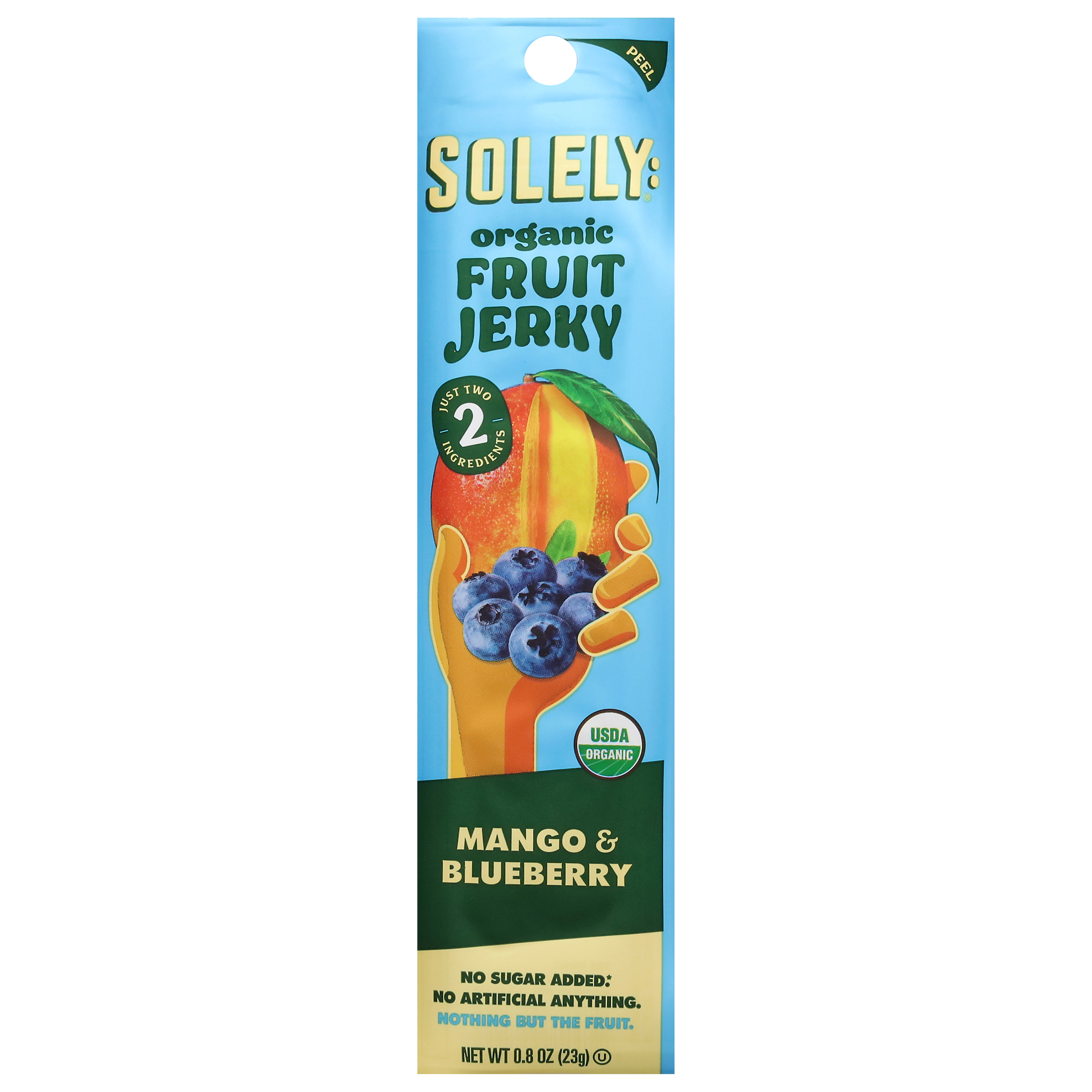 Solely Organic Mango & Blueberry Fruit Jerky