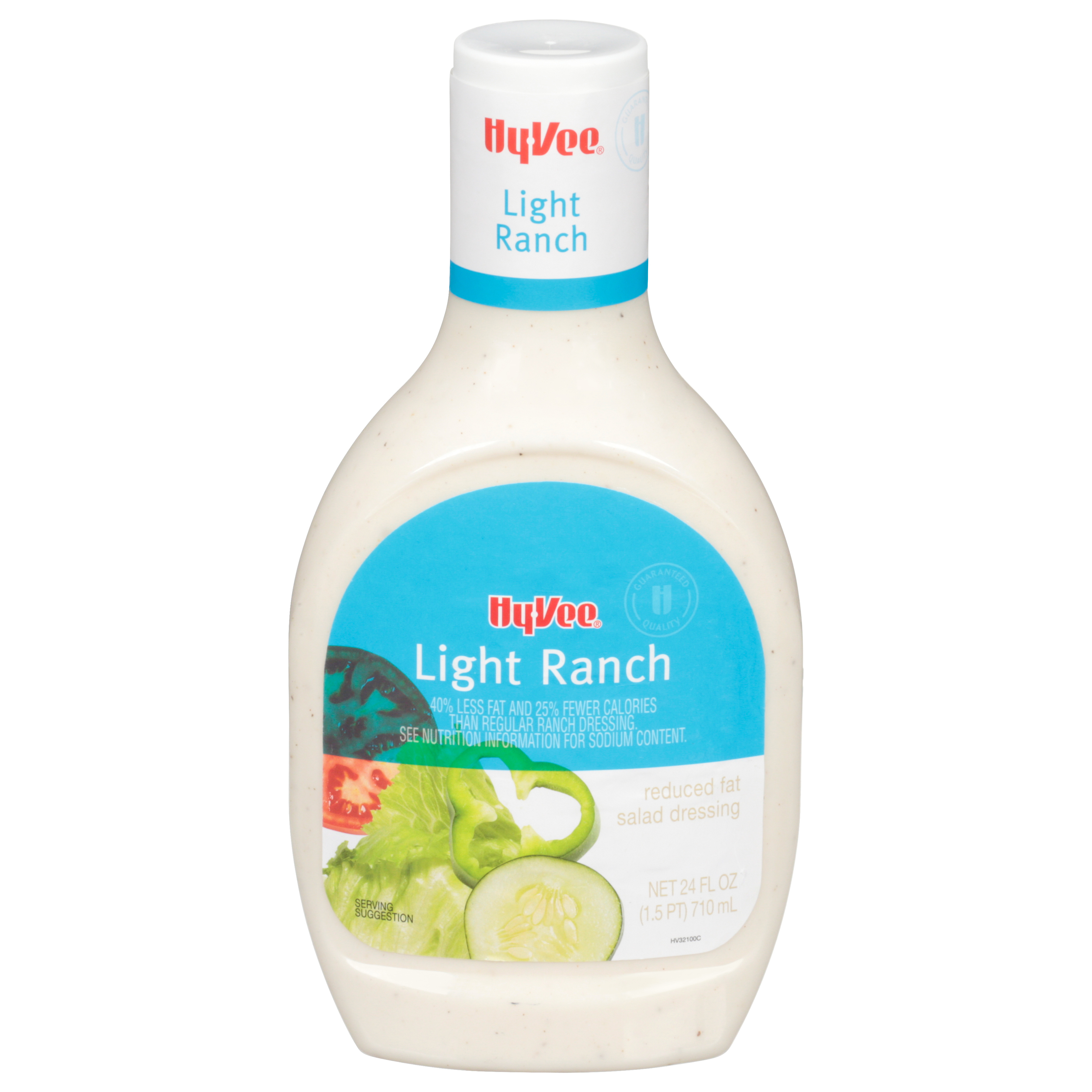 HyVee Reduced Fat Light Ranch Salad Dressing 24 fl oz
