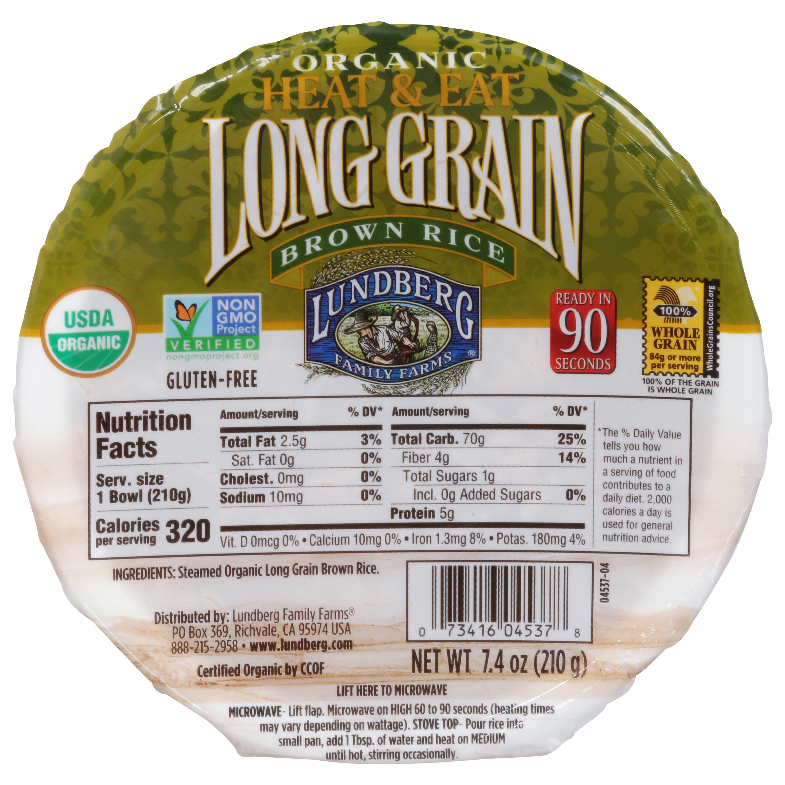 Lundberg Family Farms Organic Long Grain Brown Rice