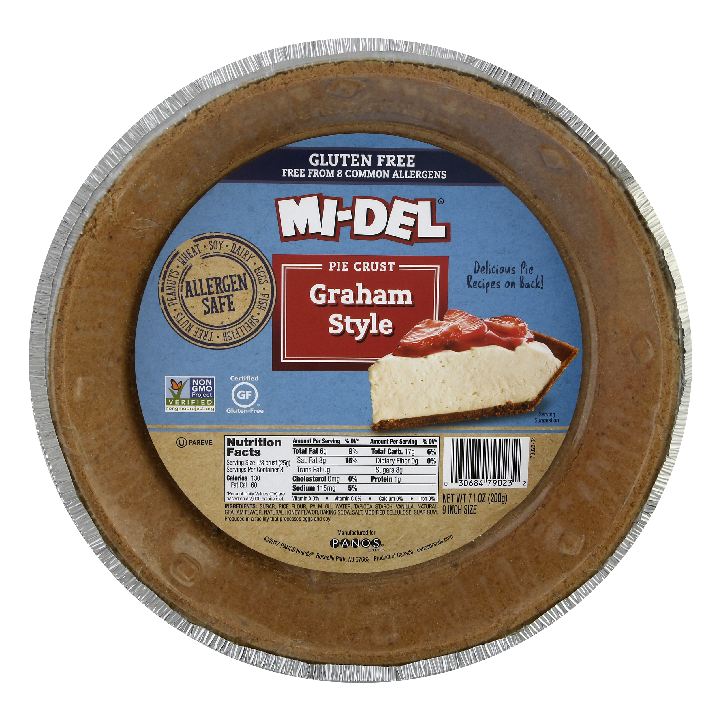 Mi del Graham Style 9 Inches Pie Crust