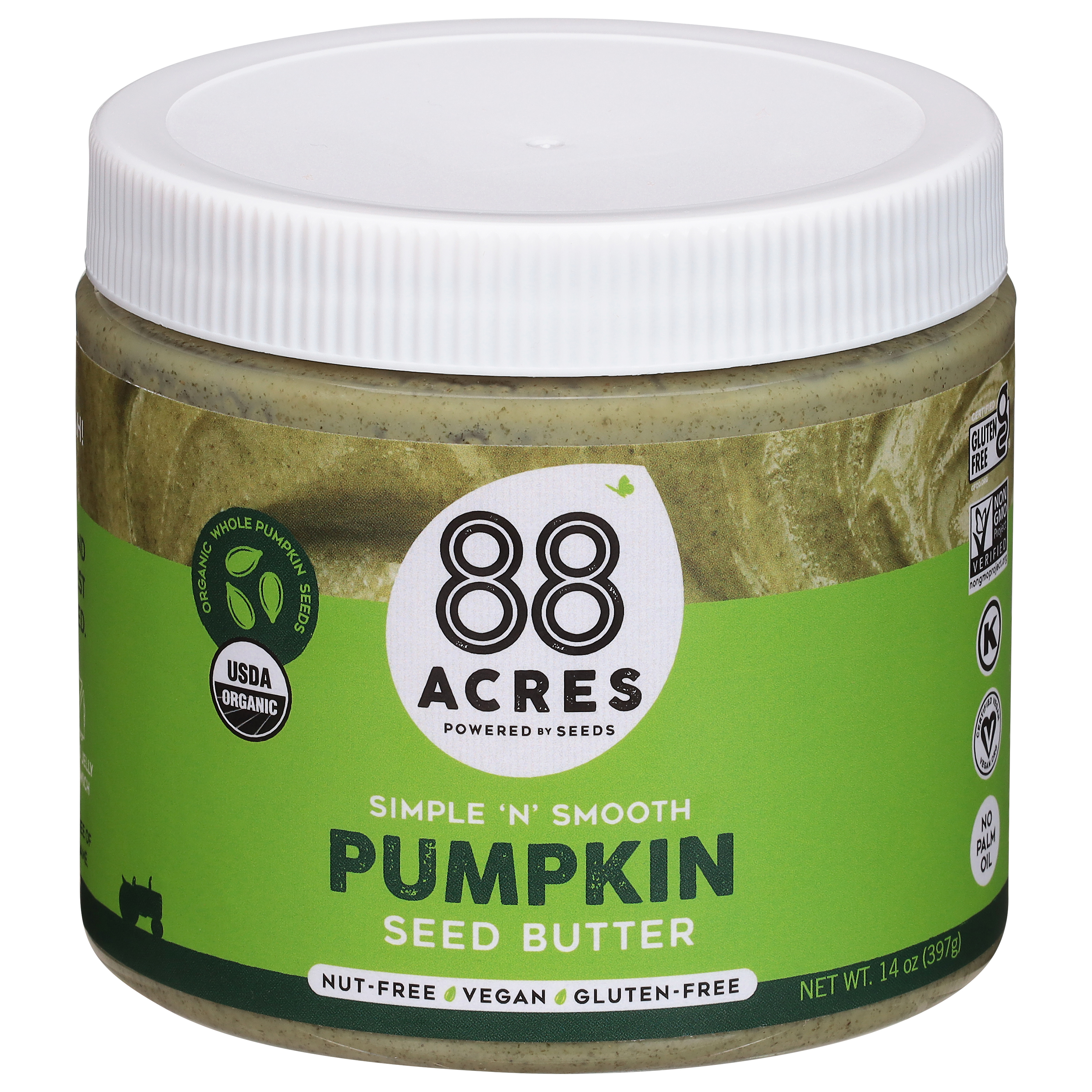 88 Acres Simple 'N' Smooth Pumpkin Seed Butter