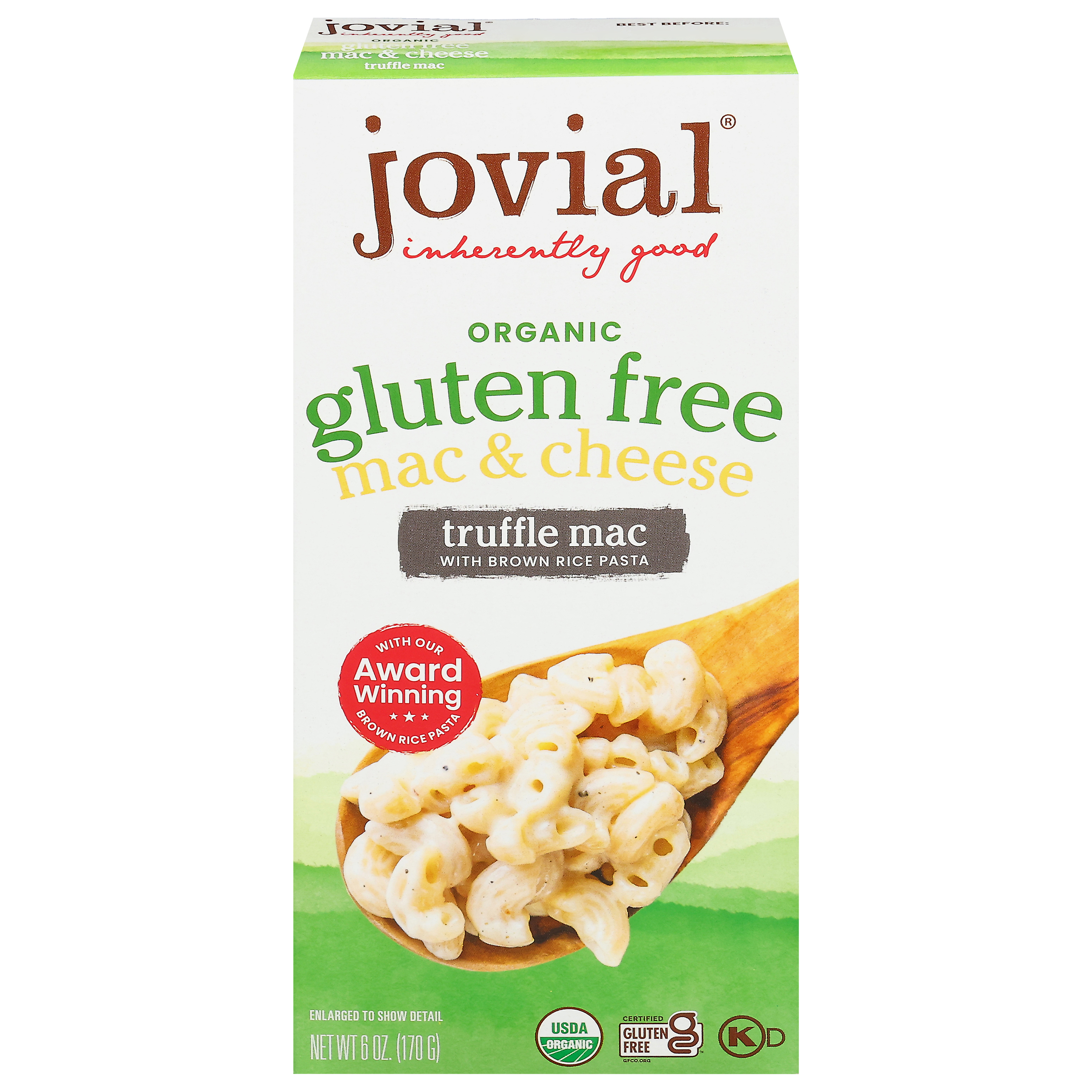 Jovial Organic Gluten Free Truffle Mac with Brown Rice Pasta Mac & Cheese