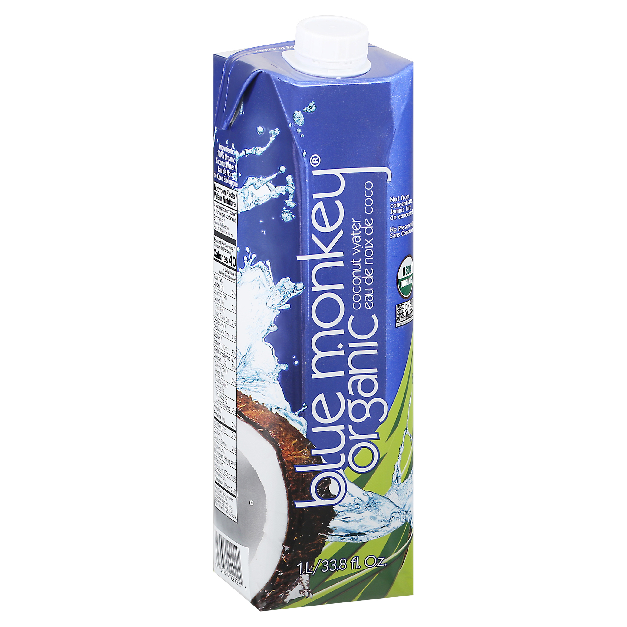 Blue Monkey Organic Coconut Water 1 lt