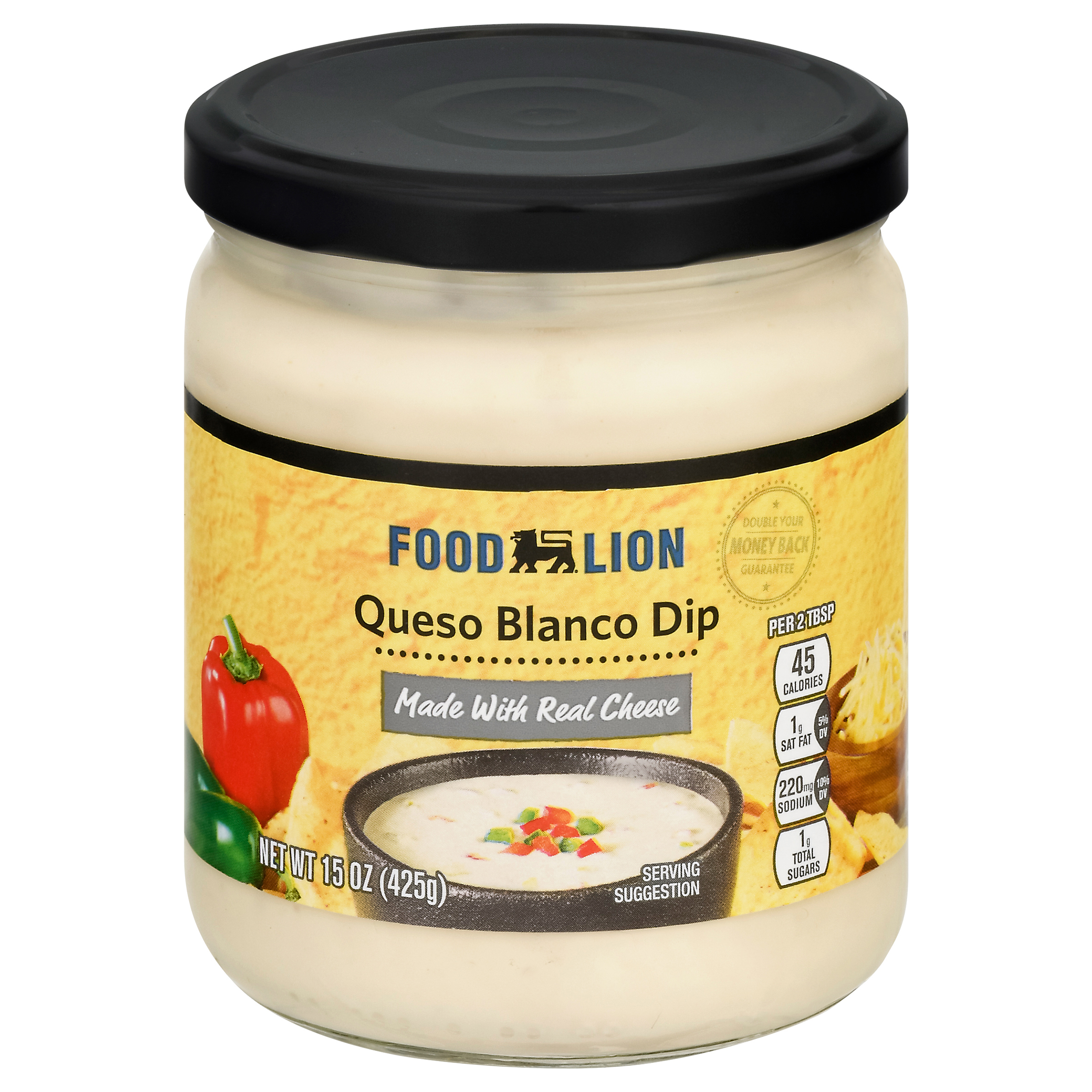 Food Lion Queso Blanco Dip 15 oz