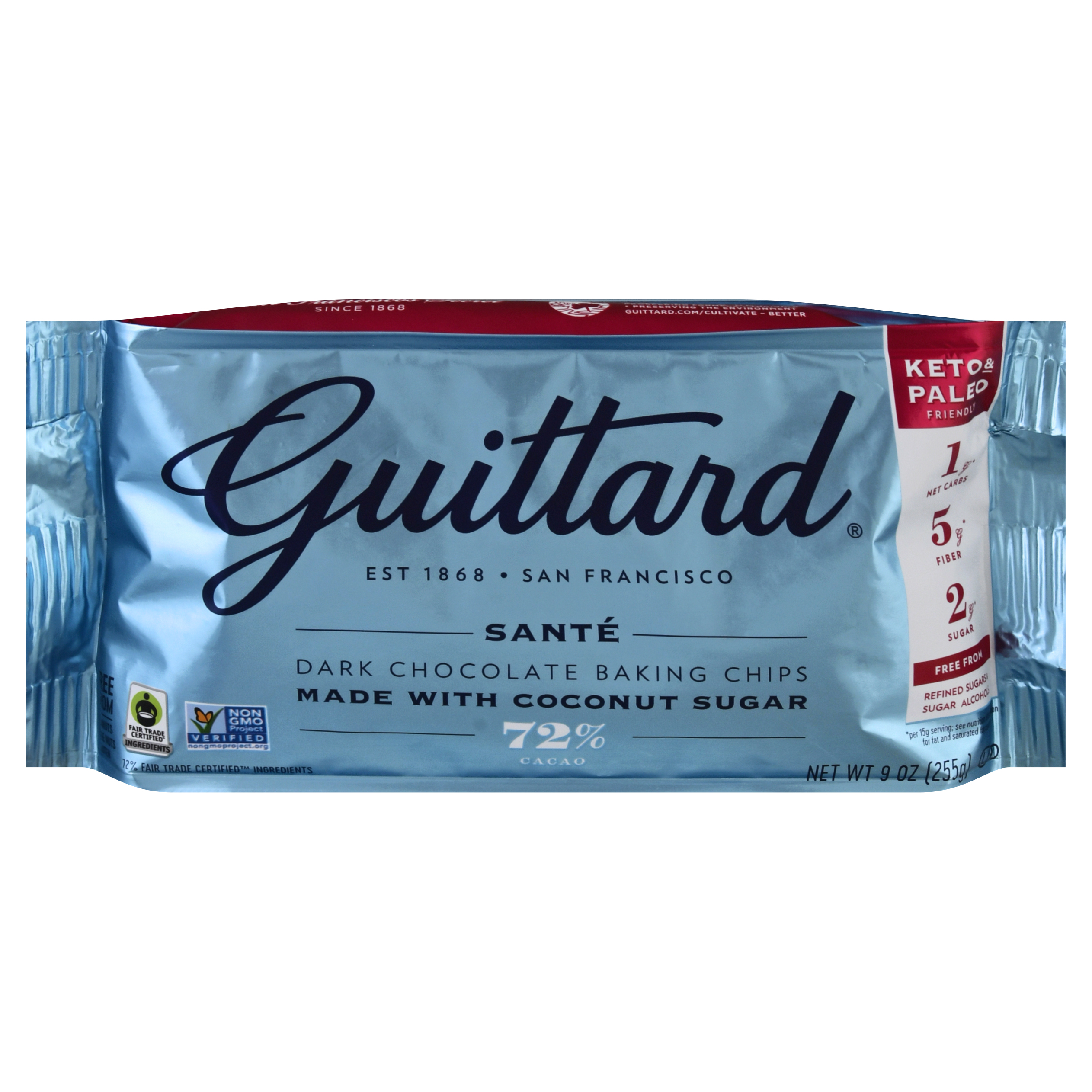 Guittard 72% Cacao Dark Chocolate Baking Chips