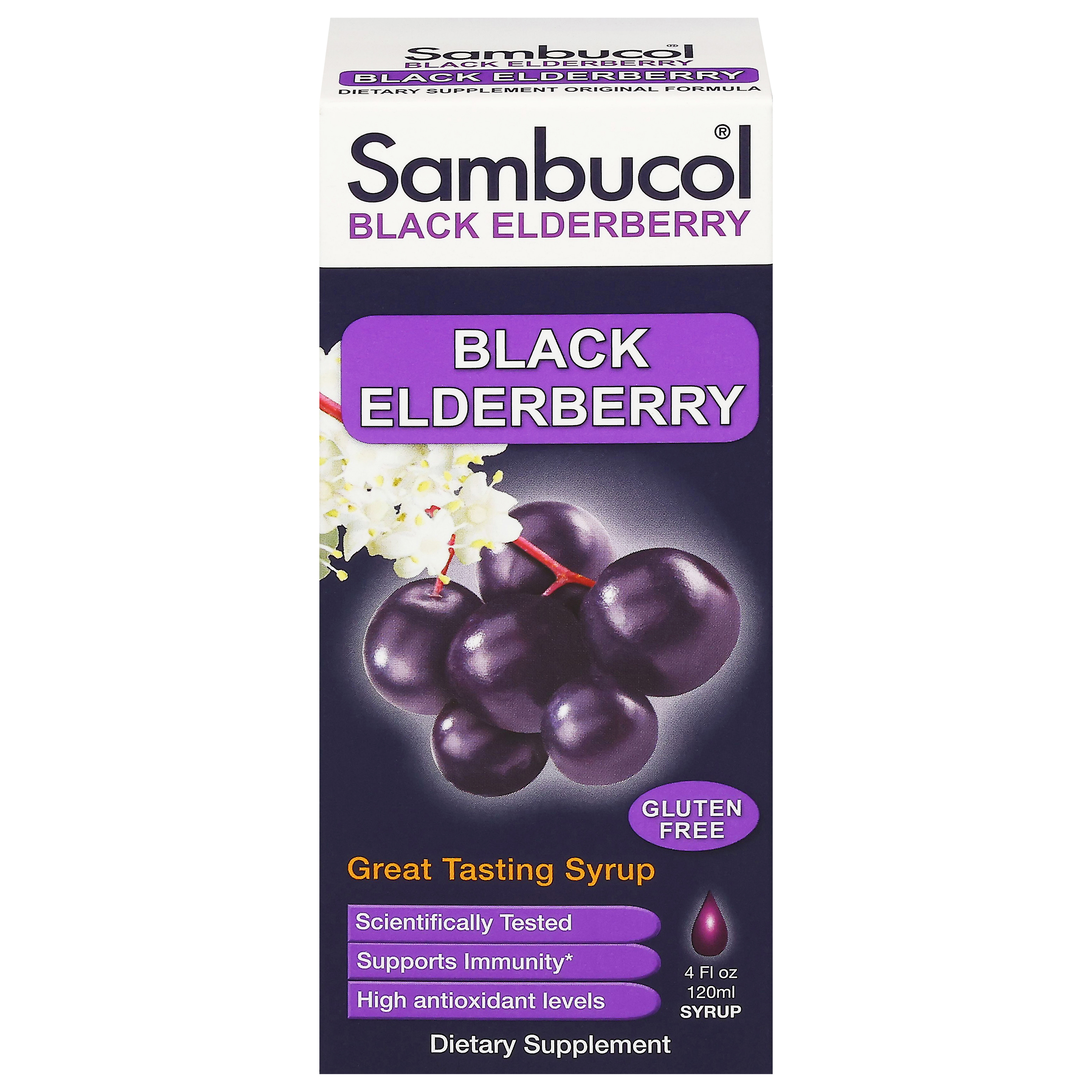 Sambucol Black Elderberry Great Tasting Syrup