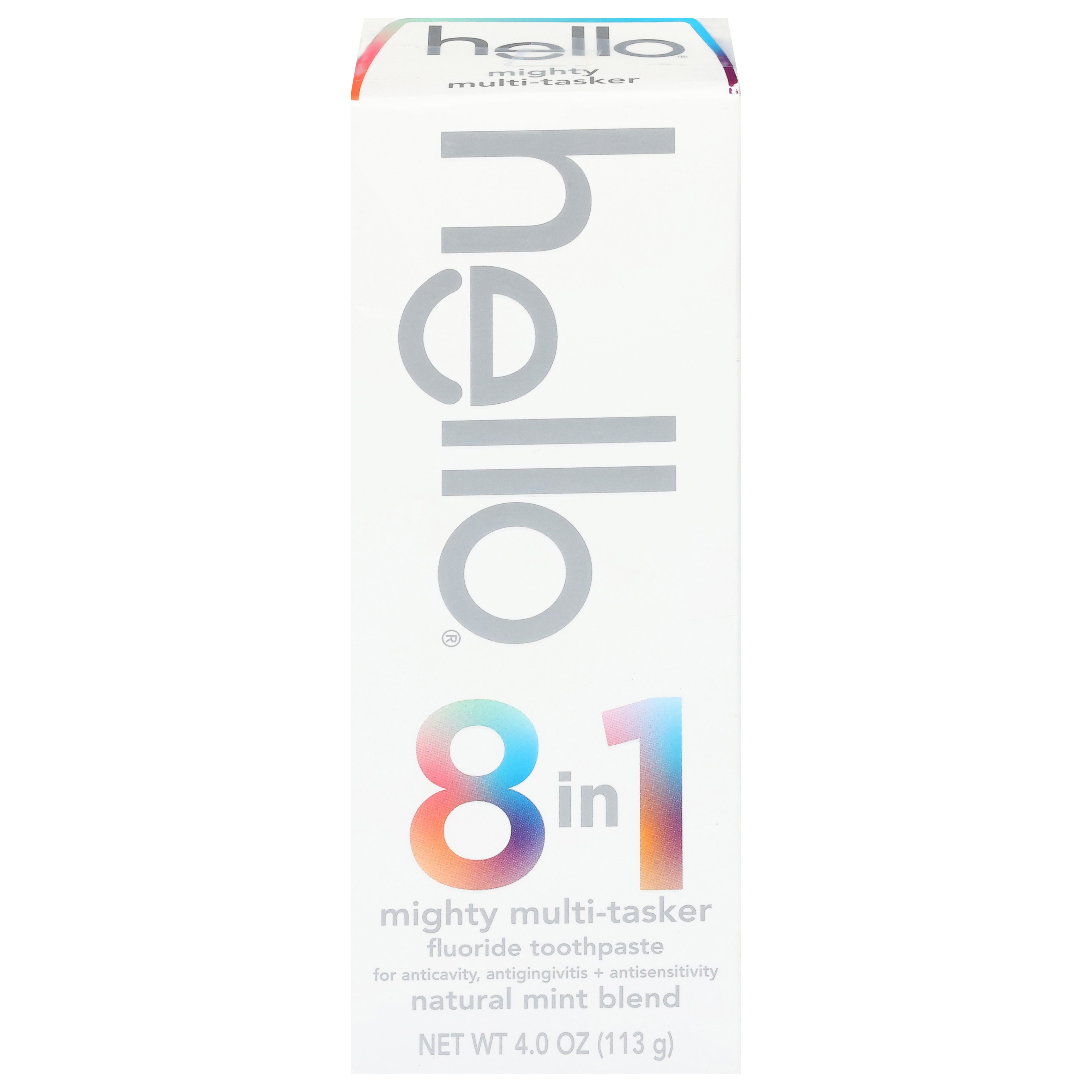 Hello 8 in 1 Mighty Multi-Tasker Natural Mint Blend Toothpaste