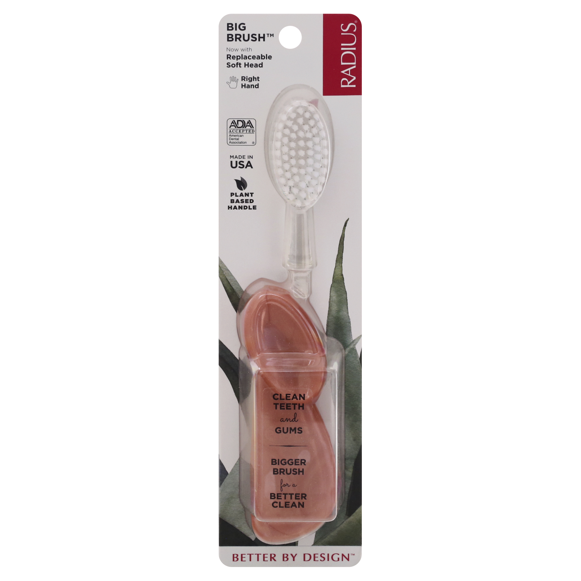 Radius Big Brush Right Hand Toothbrush
