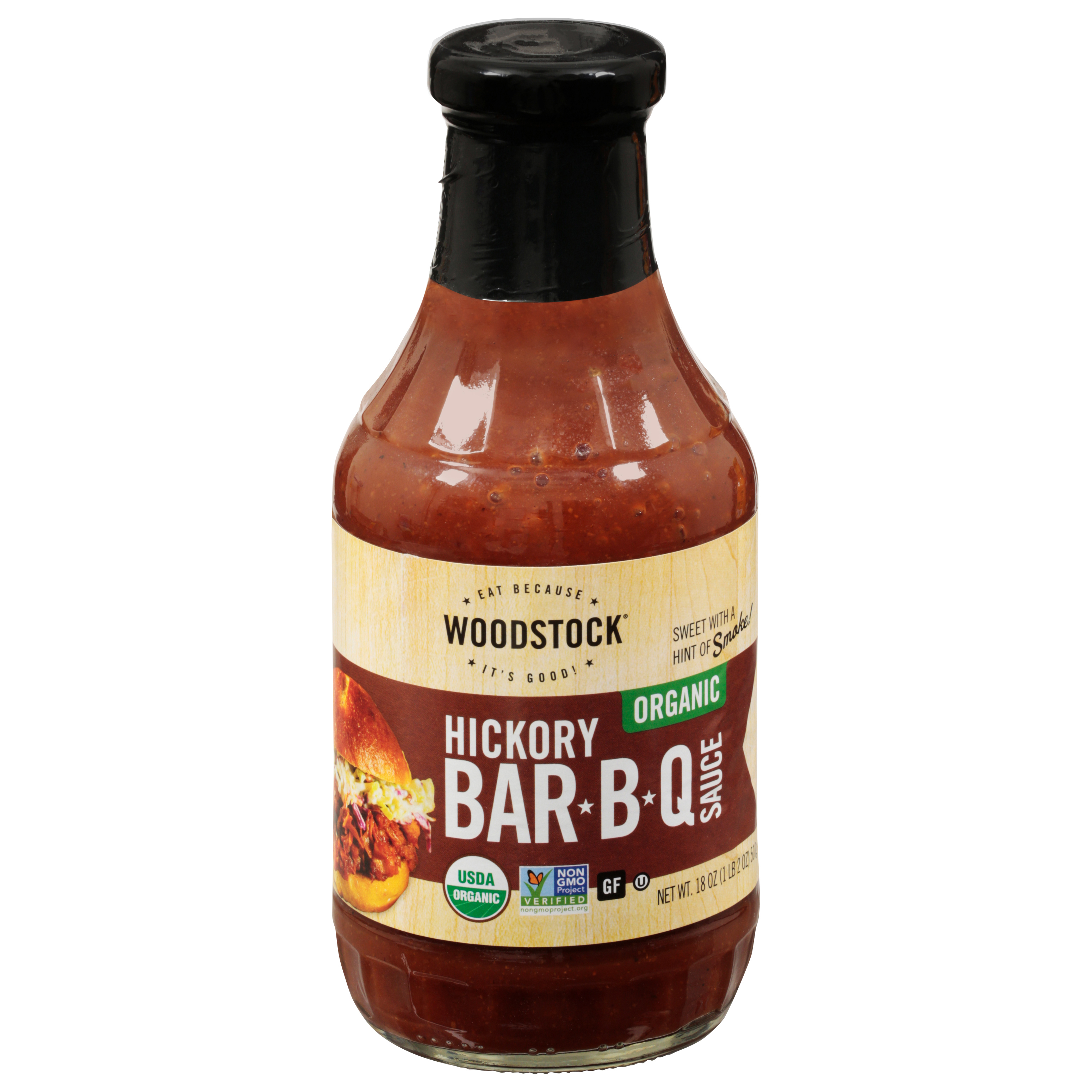 Woodstock Organic Hickory Bar-B-Q Sauce