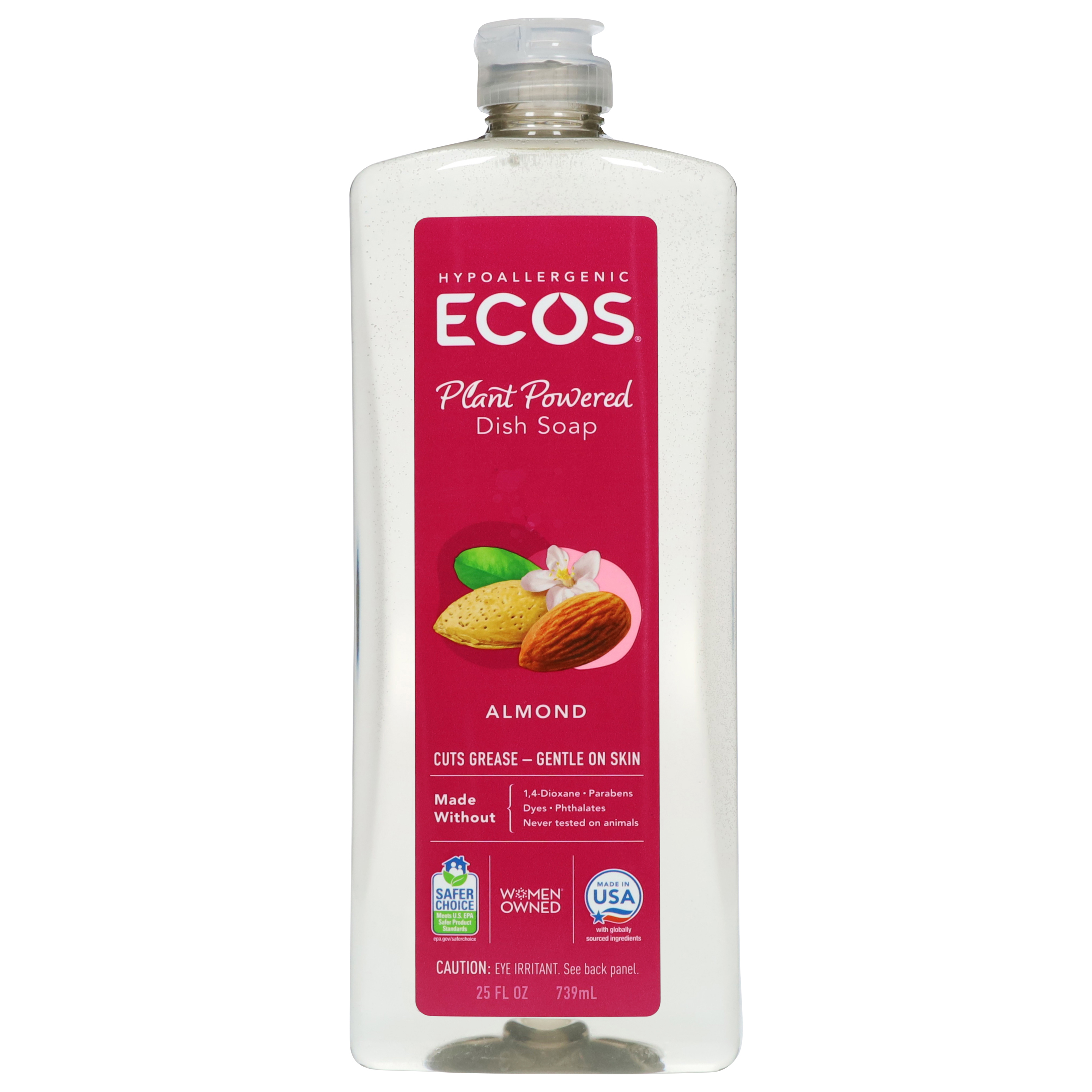 Ecos Plant Powered Almond Dish Soap