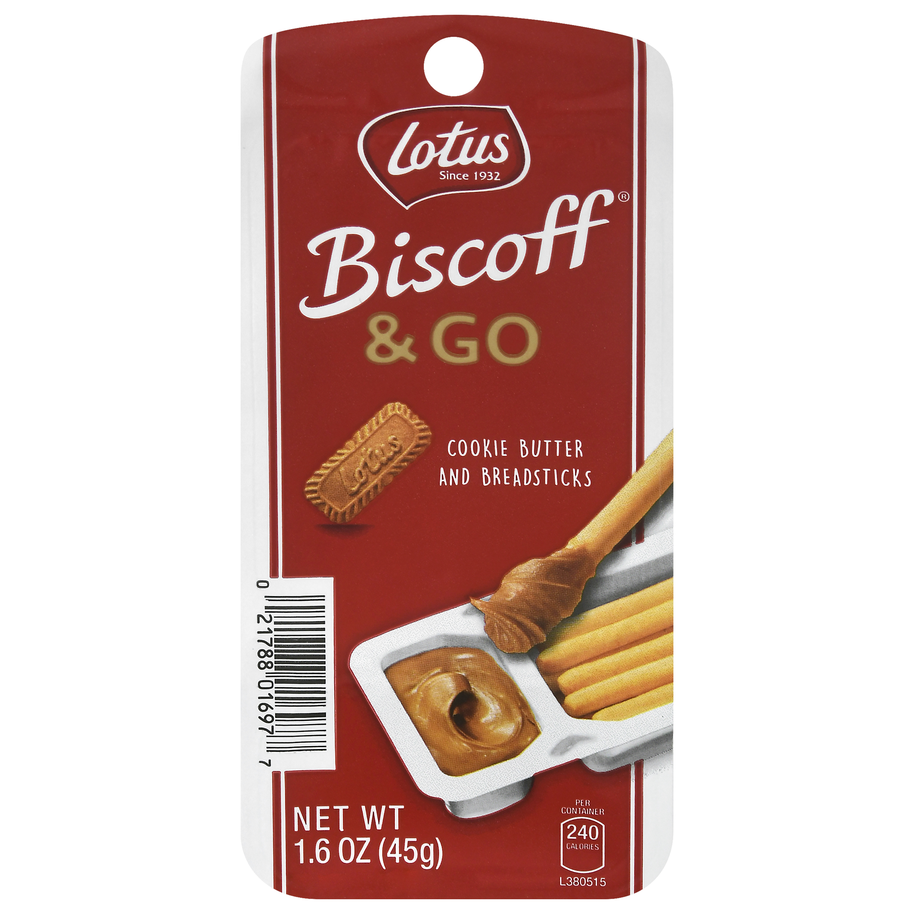 Lotus Biscoff & Go Cookie Butter and Breadsticks