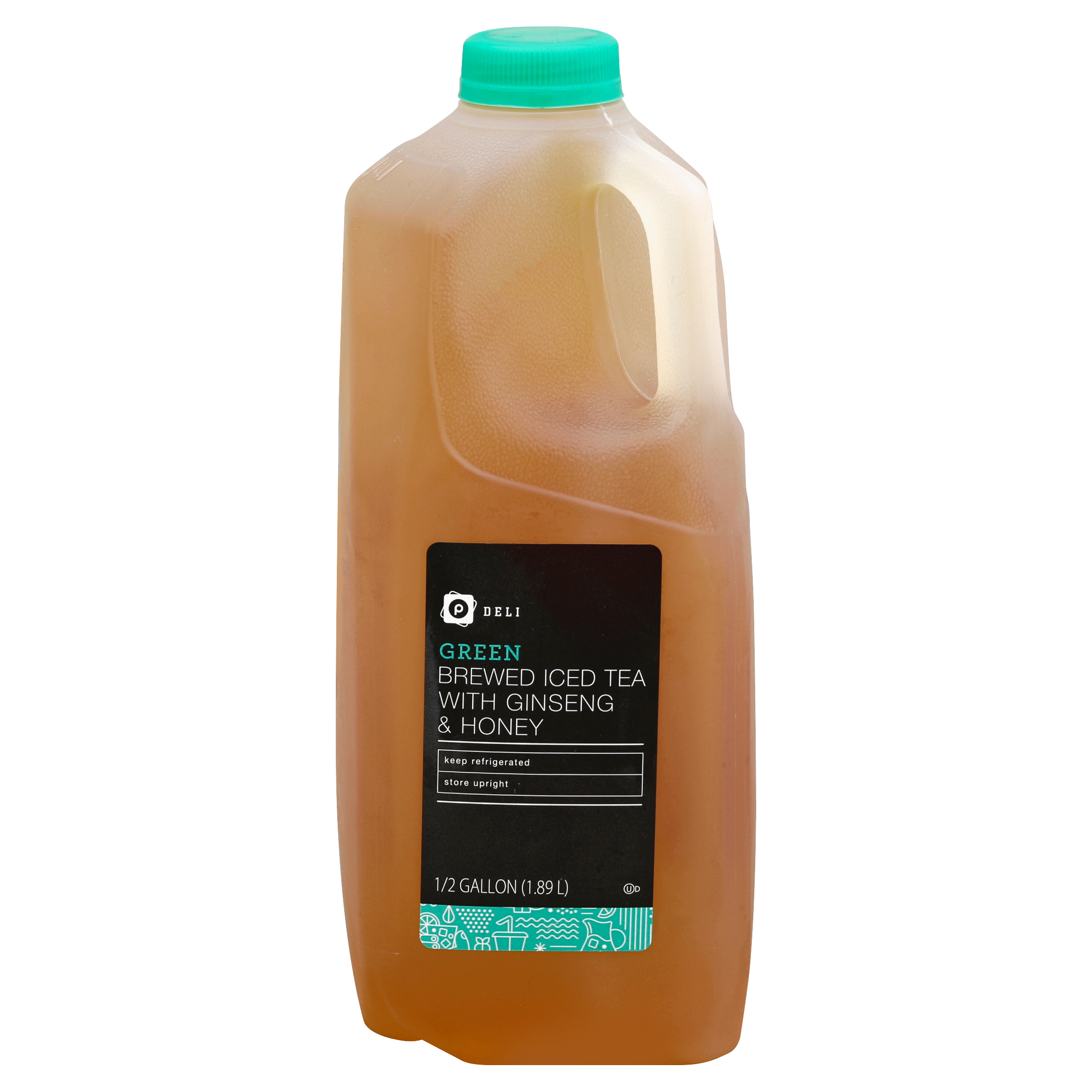 Publix Deli Ginseng & Honey Green Brewed Iced Tea 0.5 gl JUG