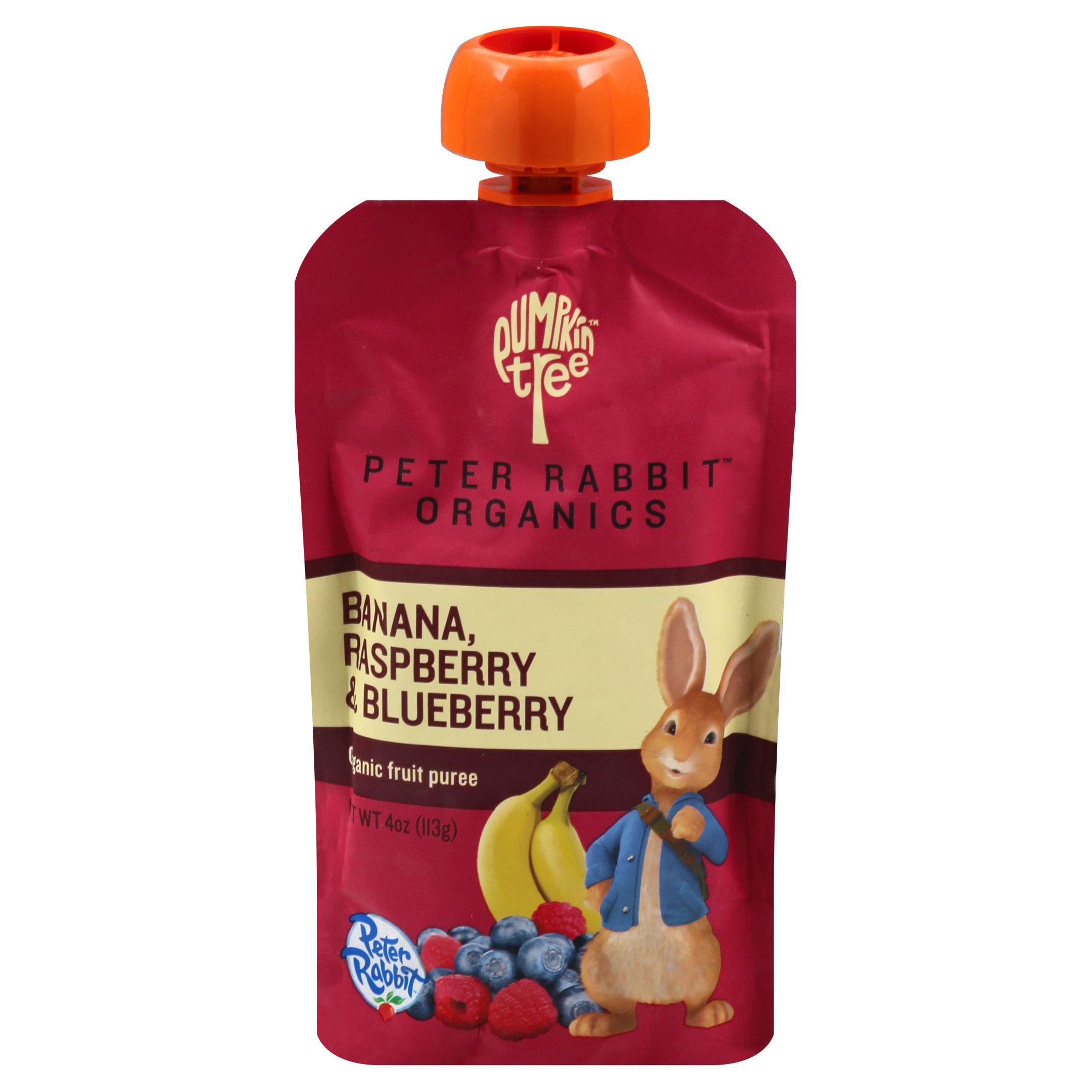 Peter Rabbit Organics Banana, Raspberry & Blueberry Fruit Puree