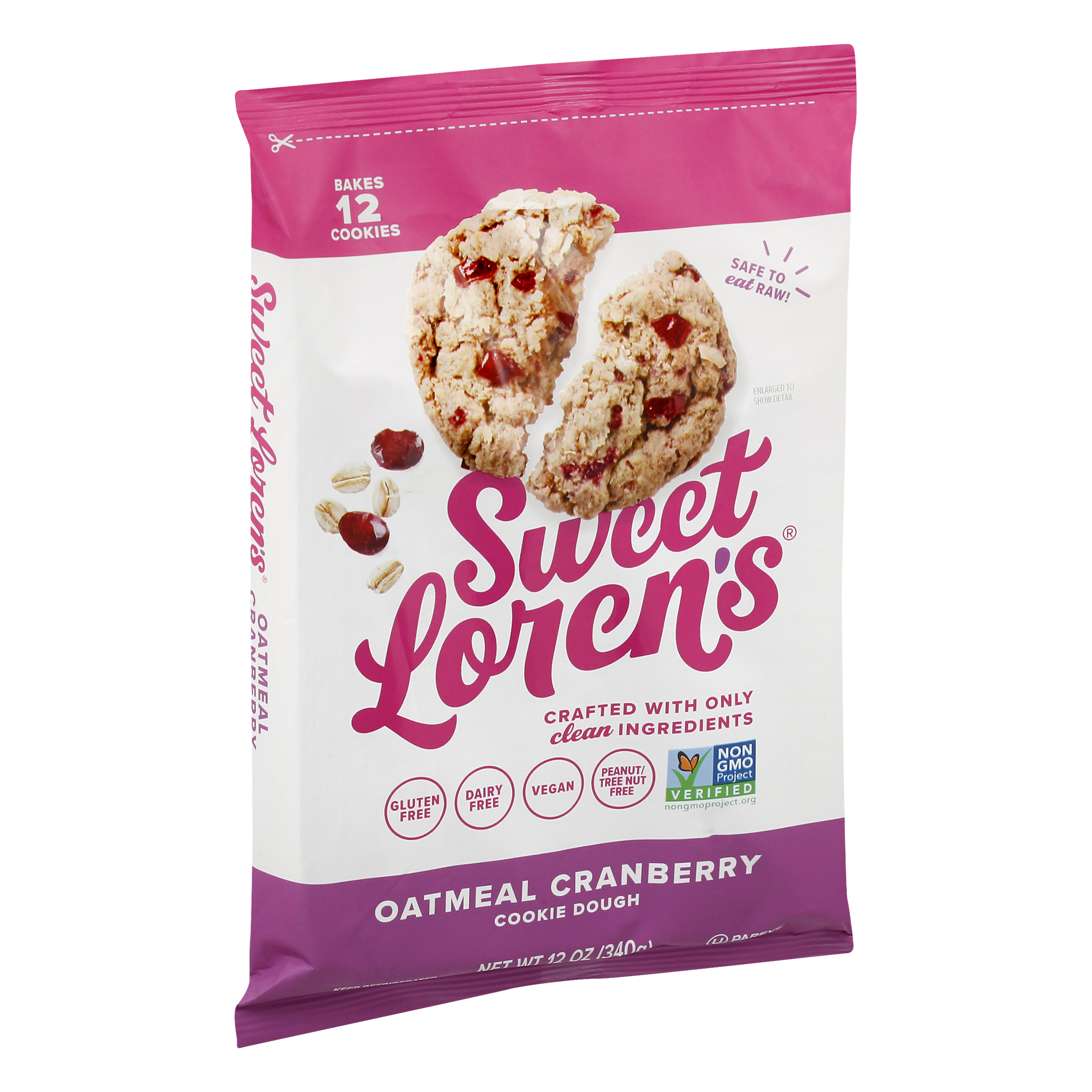 Sweet Lorens Oatmeal Cranberry Cookie Dough