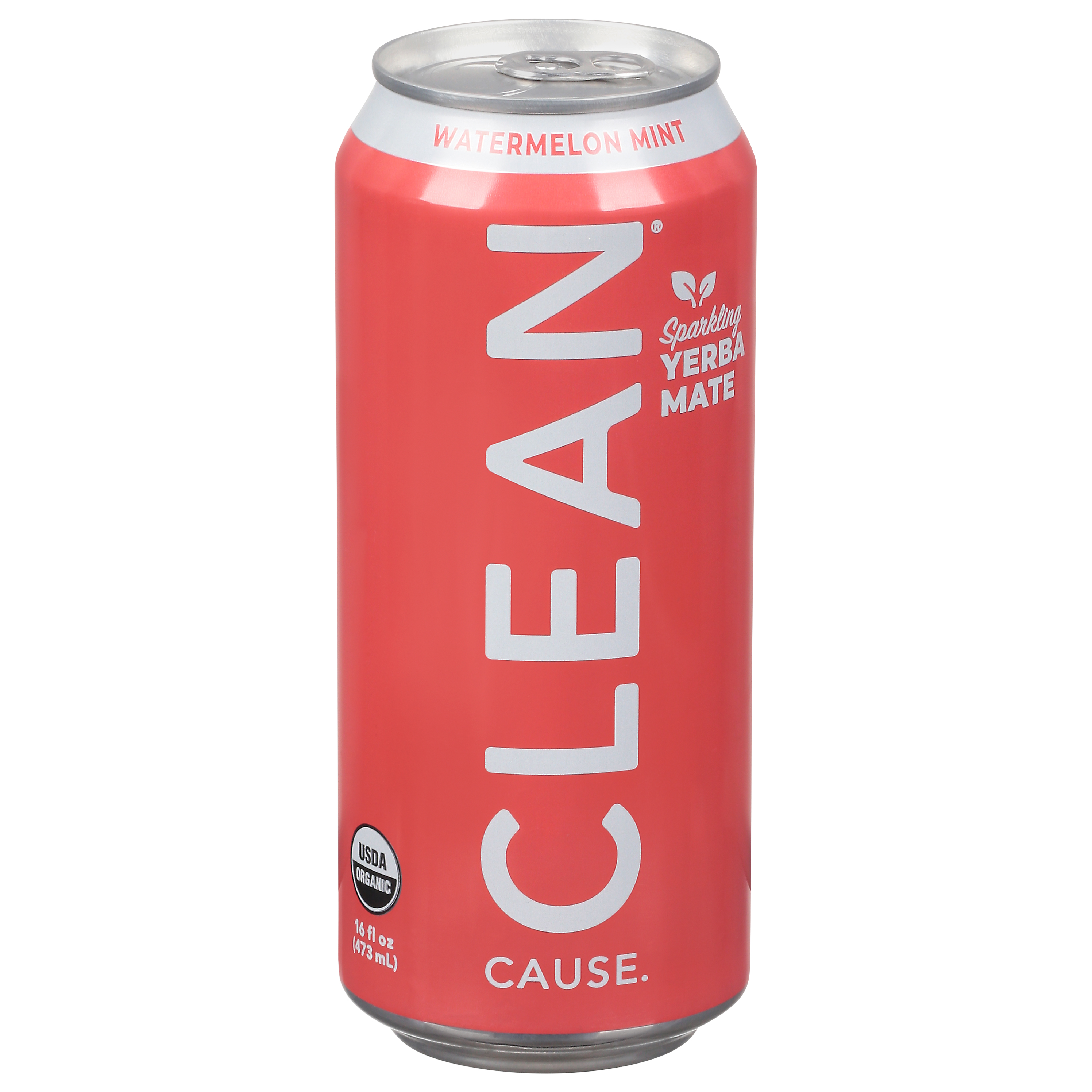 Clean Cause Watermelon Mint Sparkling Yerba Mate