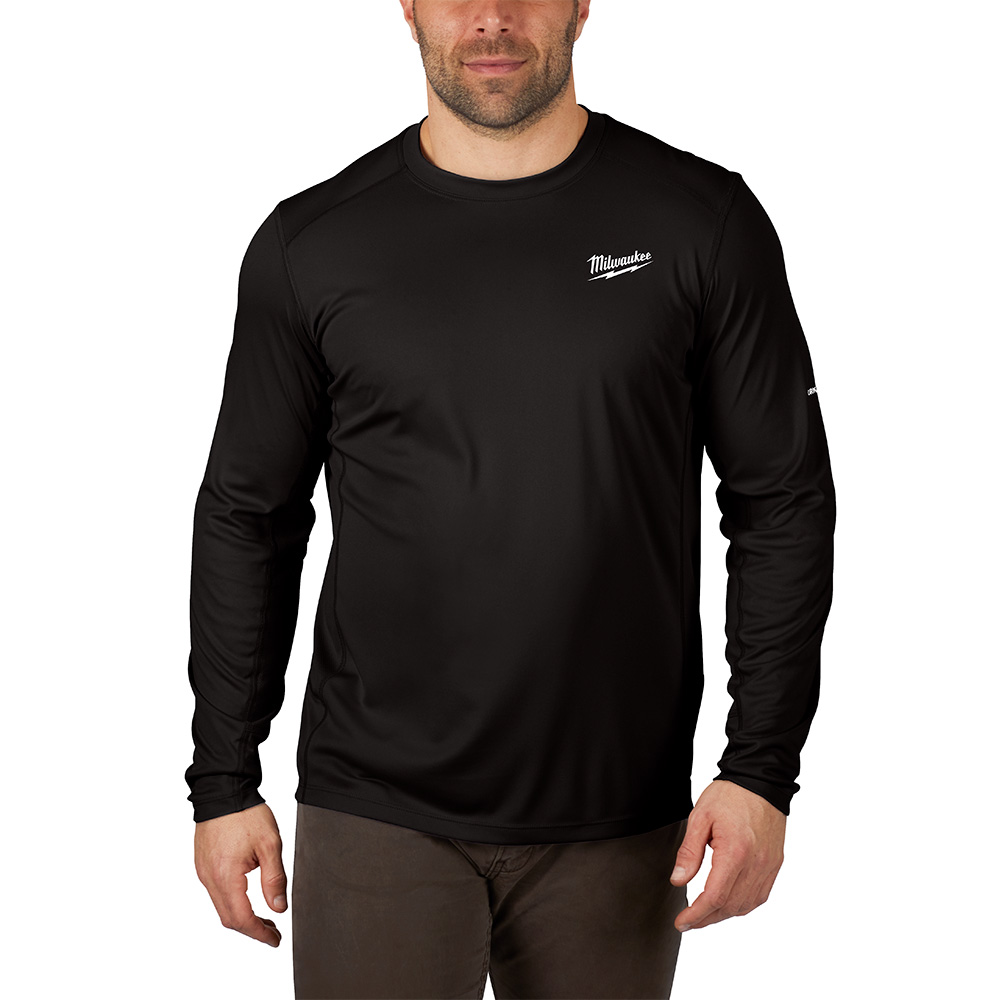 WORKSKIN Lightweight Performance Shirt - Long Sleeve - Black 2X