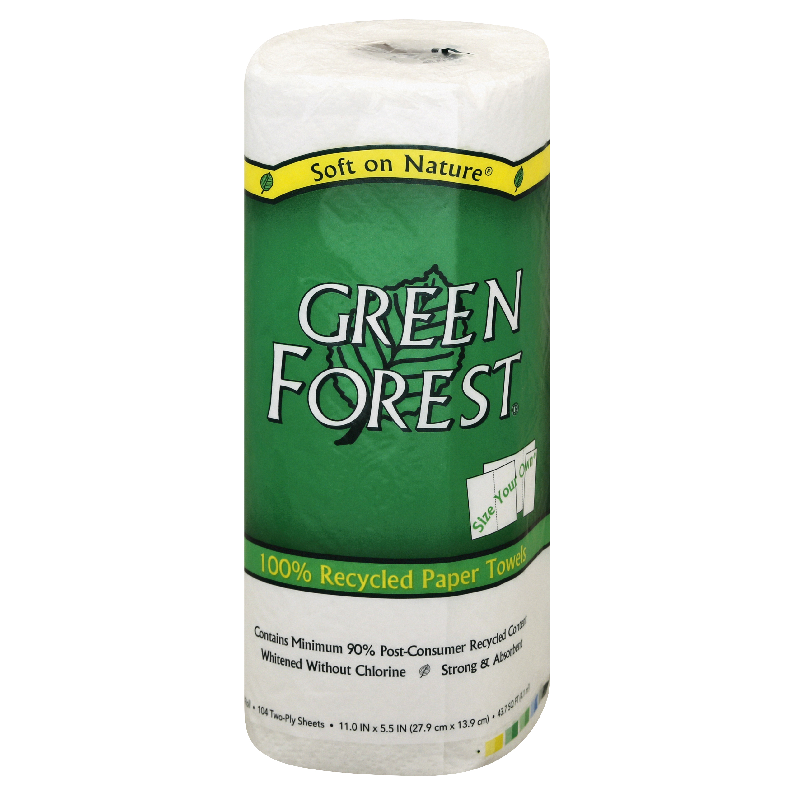 Green Forest Paper Towels