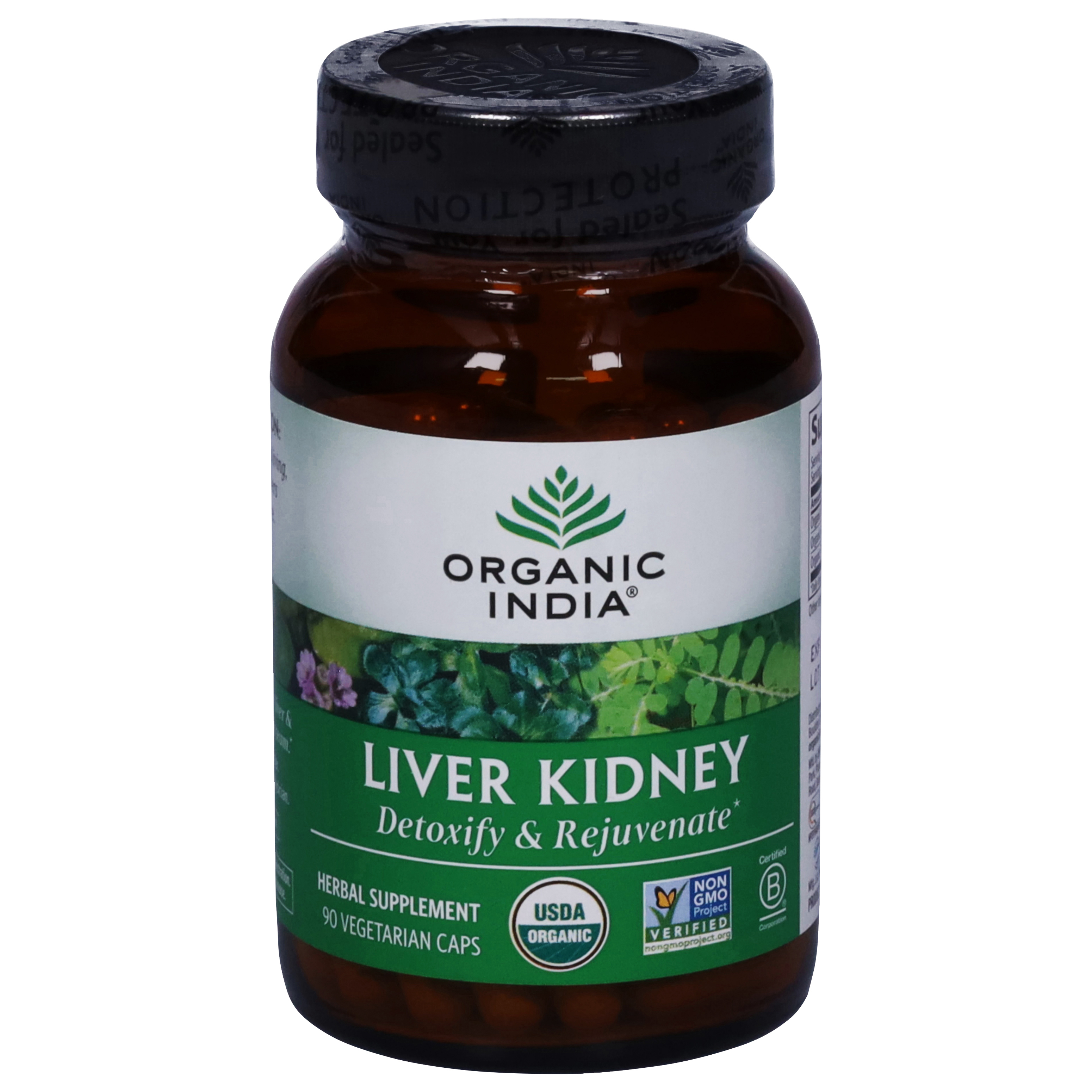 Organic India Liver Kidney 90 Vegetarian Caps
