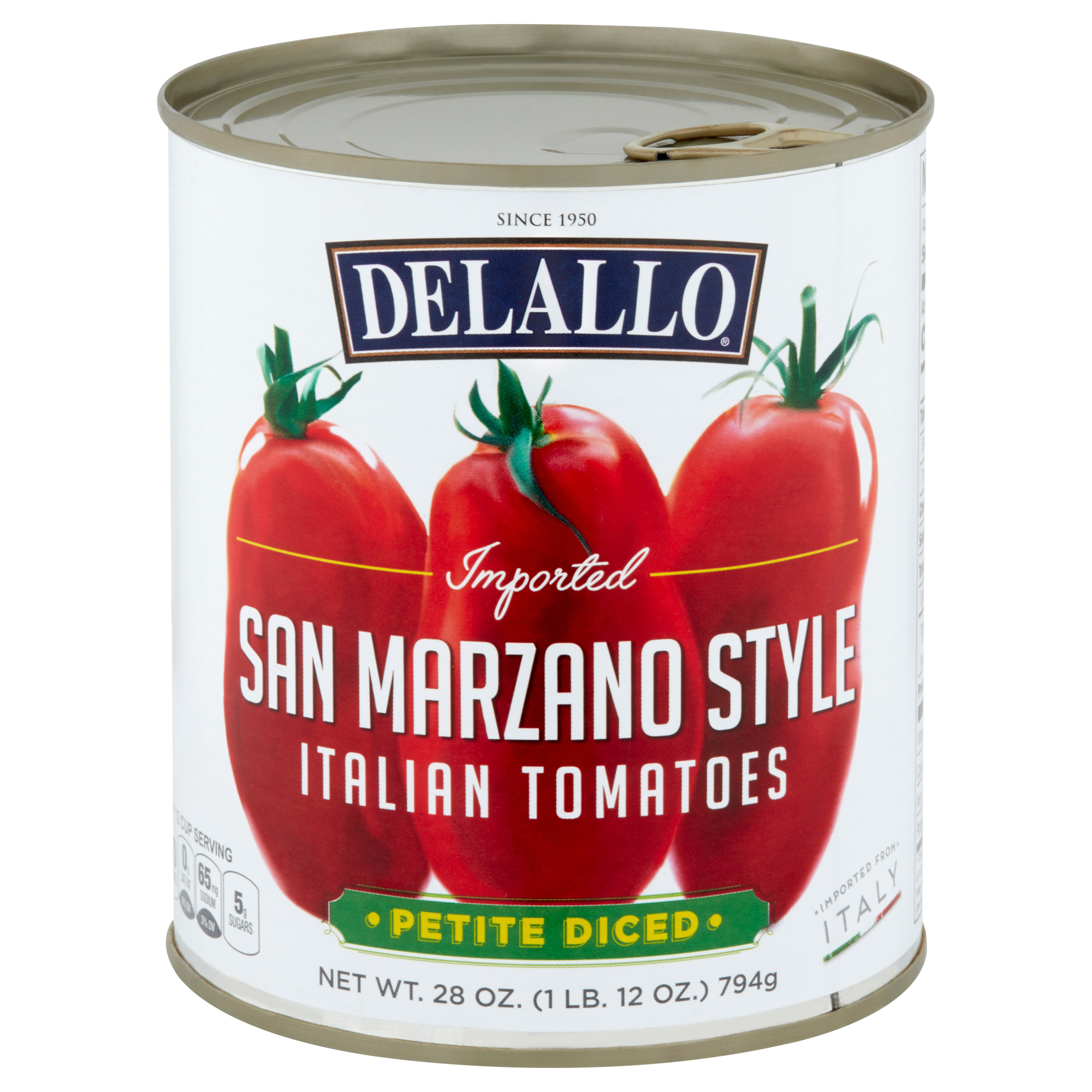 Delallo Imported San Marzano Style Petite Diced Tomatoes