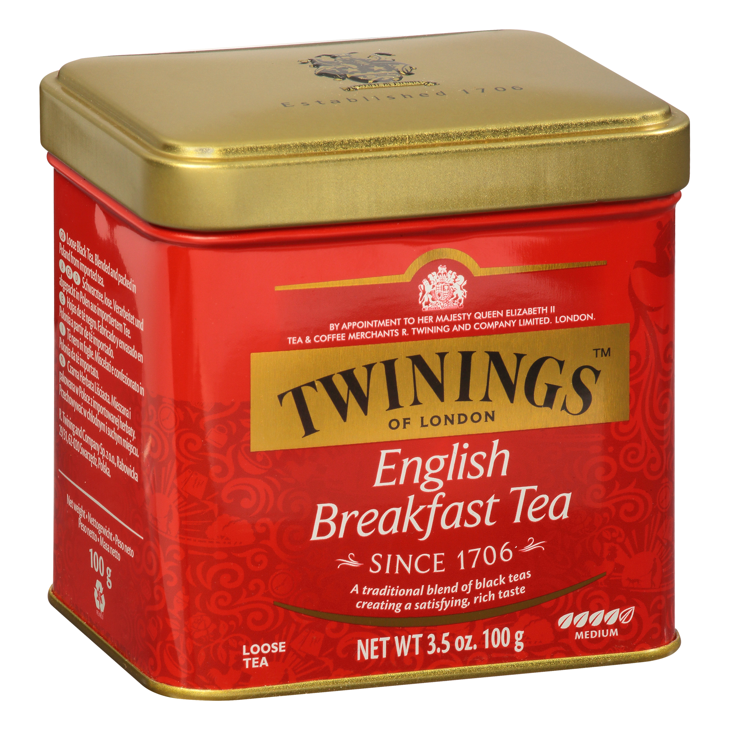 Twinings Medium Loose English Breakfast Black Tea