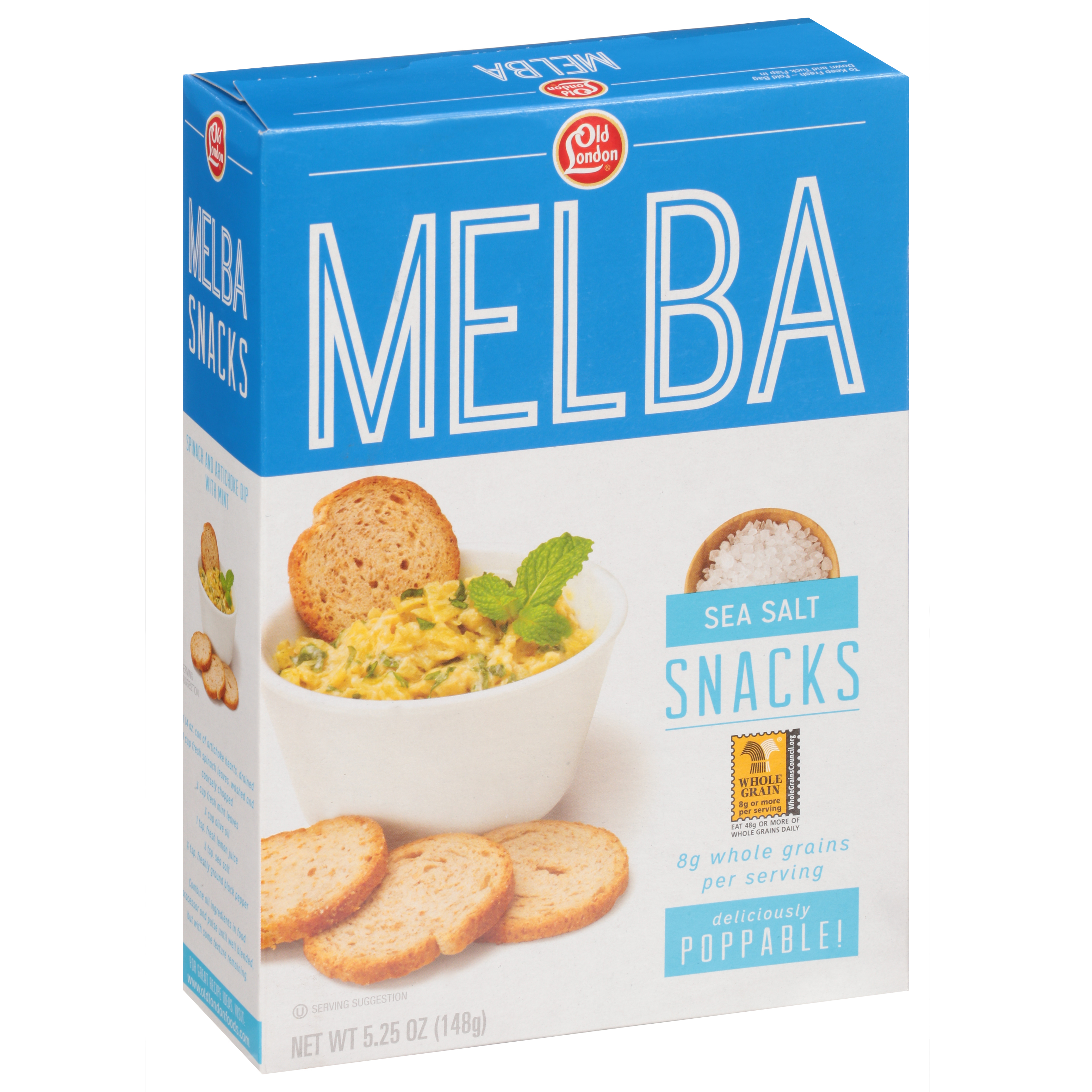 Old London Sea Salt Melba Snacks