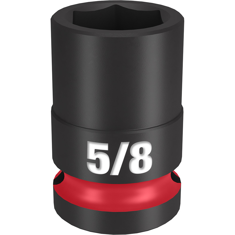 Product image for Milwaukee 49-66-6204 SHOCKWAVE™ Impact Duty™ 5/8" Standard 6-Point Socket, 1/2" Drive
