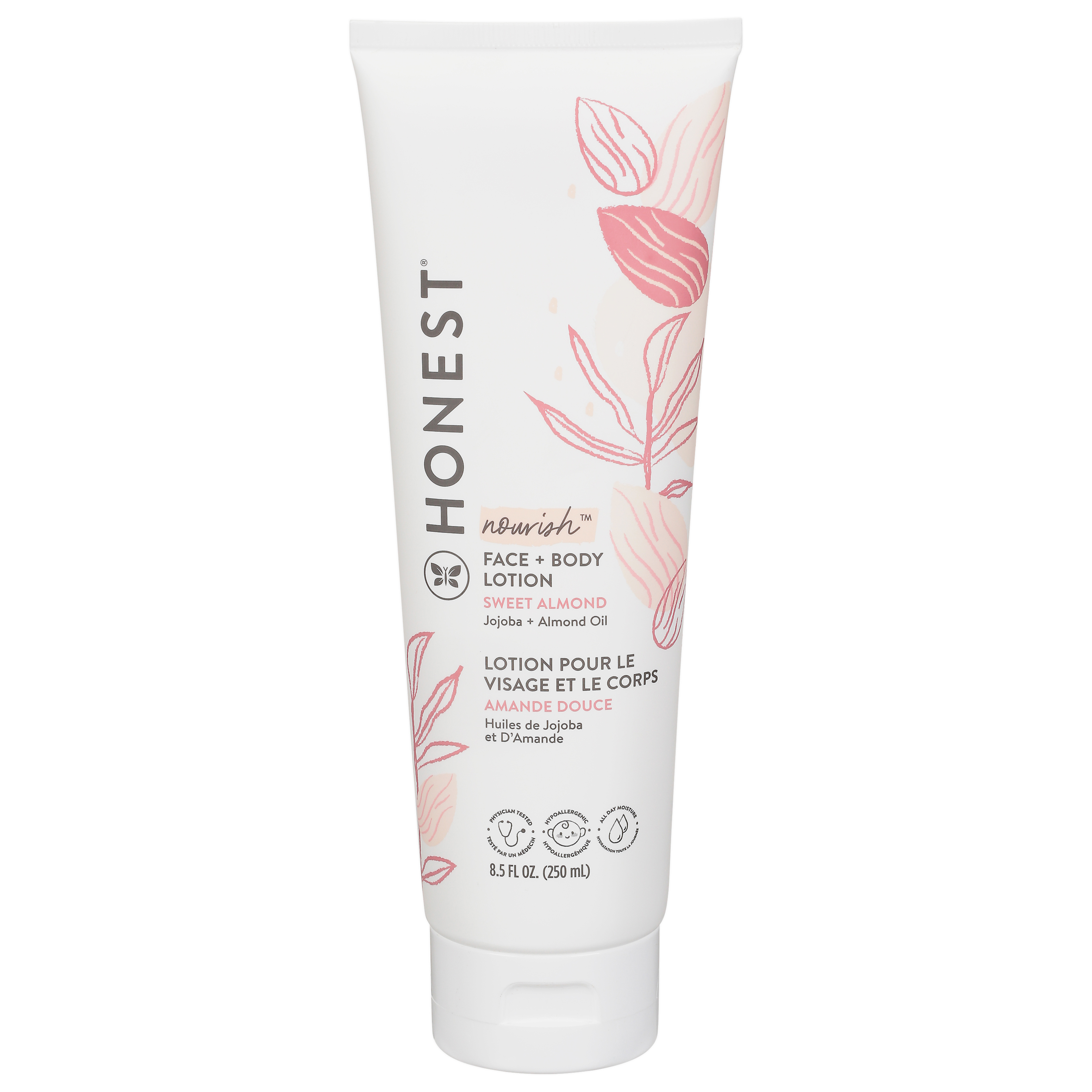 Honest Nourish Sweet Almond Face + Body Lotion