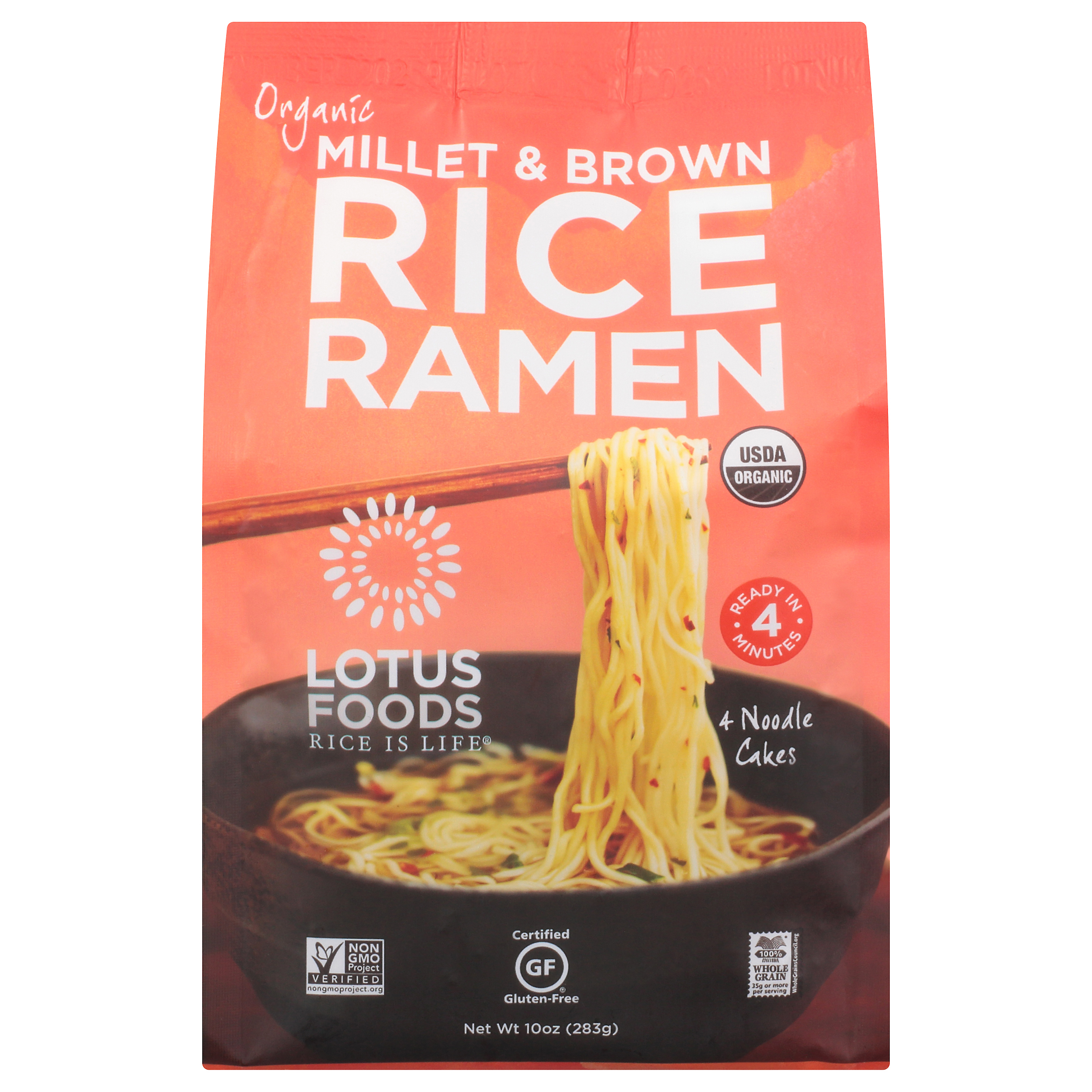 Lotus Foods Organic Millet & Brown Rice Ramen