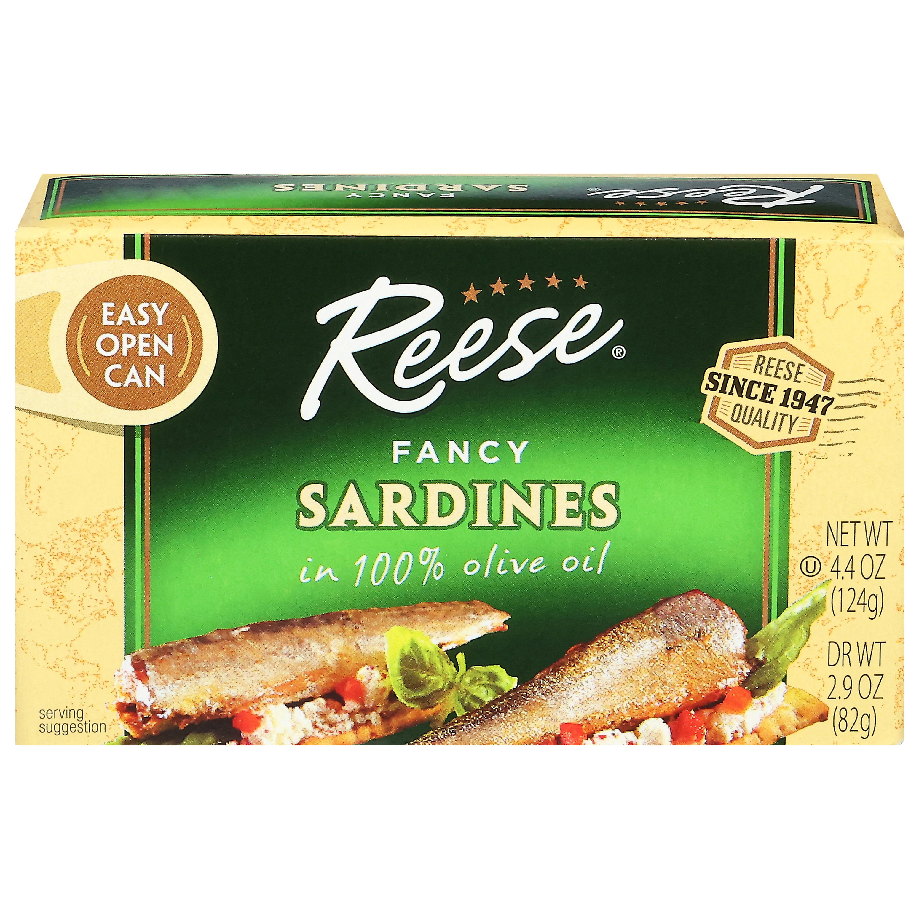 Reese Fancy Sardines in 100% Olive Oil