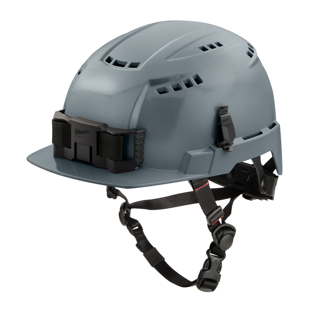 Gray Front Brim Helmet Class C