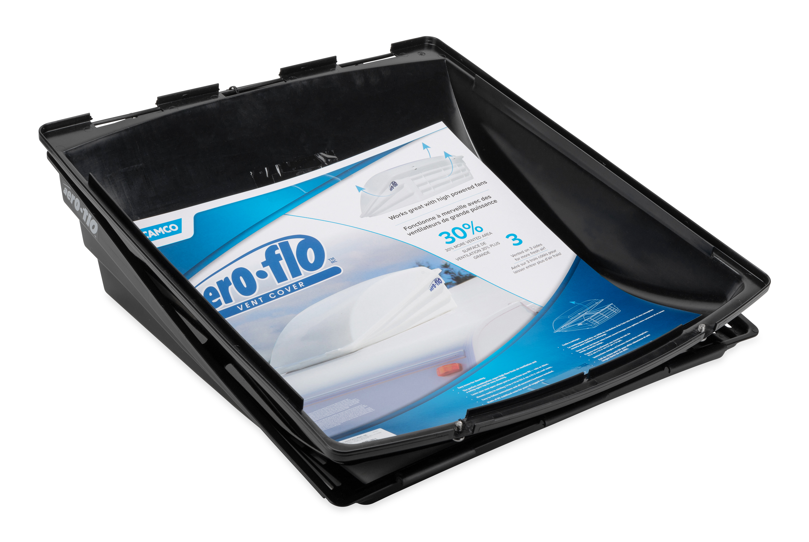 Aero-flo Roof Vent Cover-Black 6 pack (E/F)