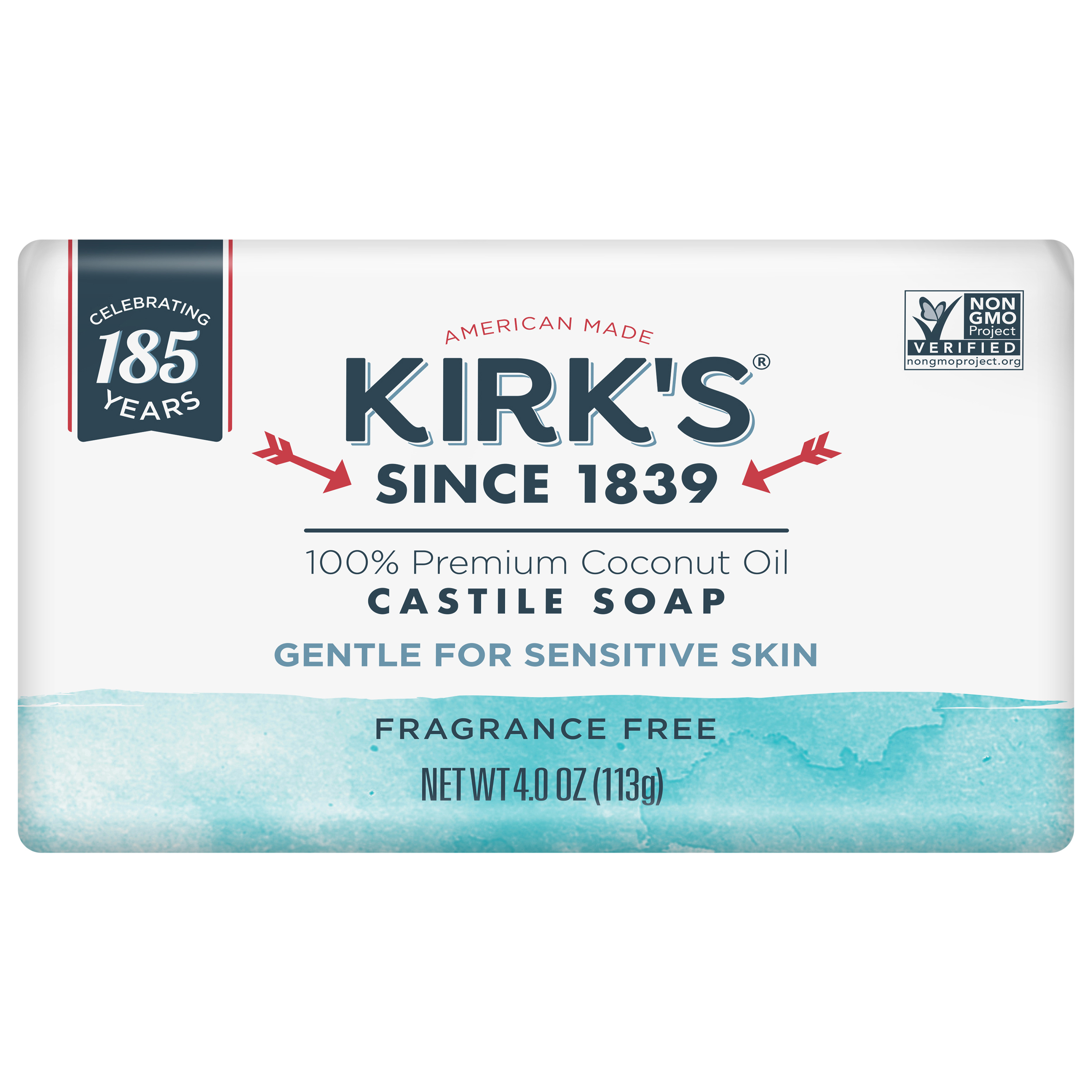 Kirk's Fragrance Free Gentle Castile Soap