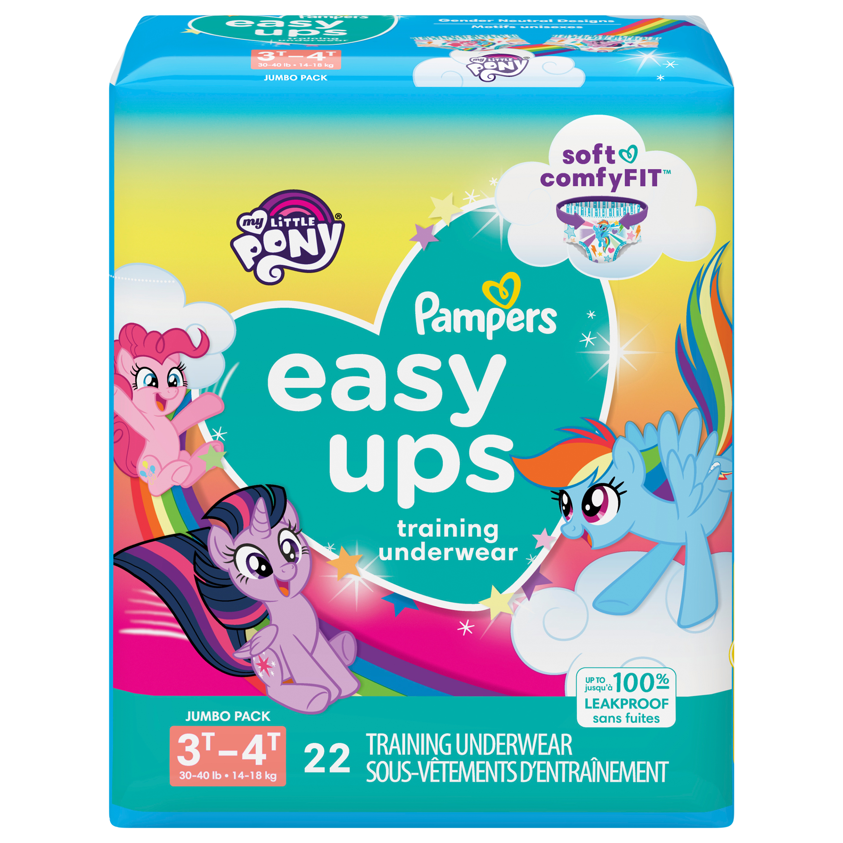 PAMP EASYUP 3T4T JUMBO GIRL 3/22