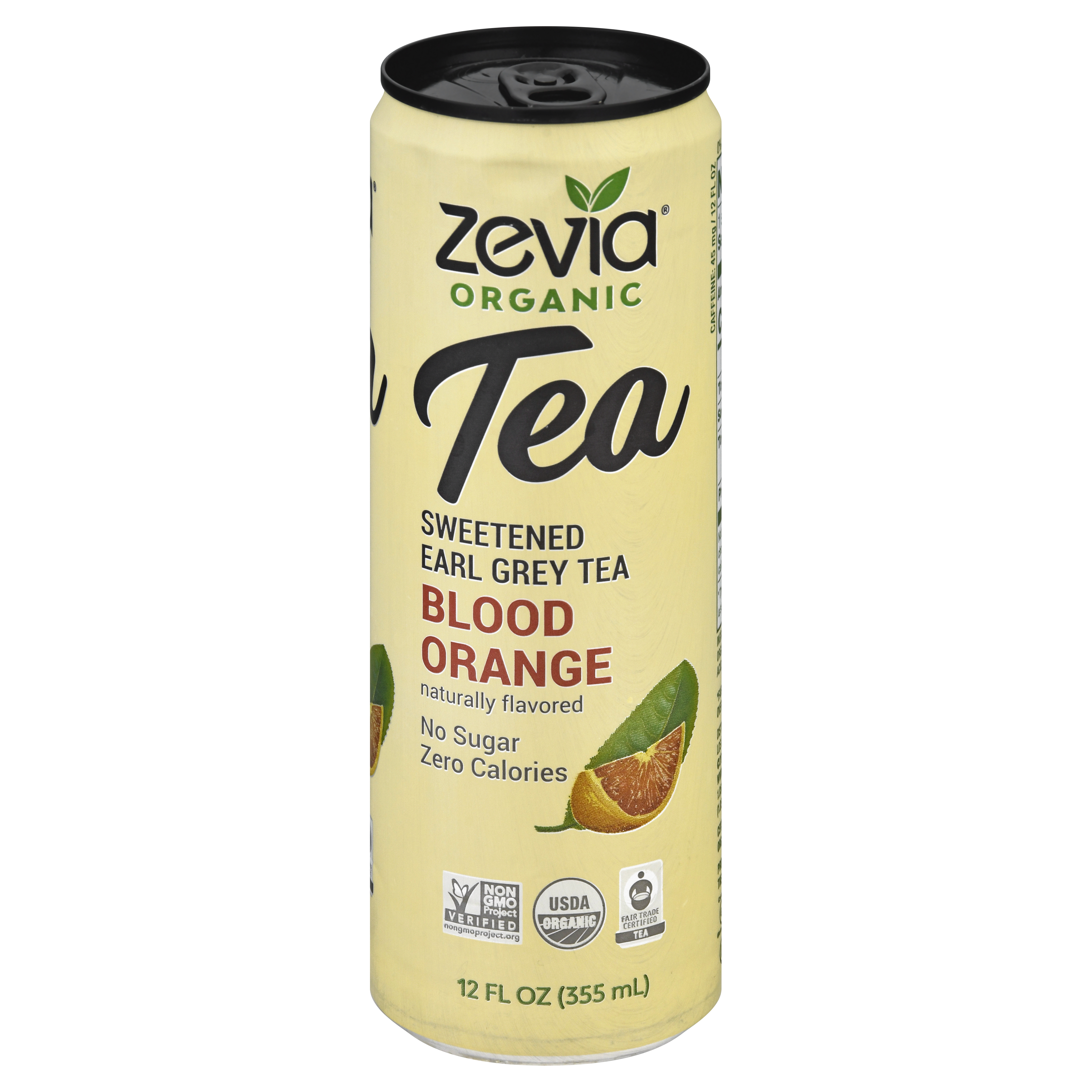Zevia Organic Sweetened Blood Orange Earl Grey Tea