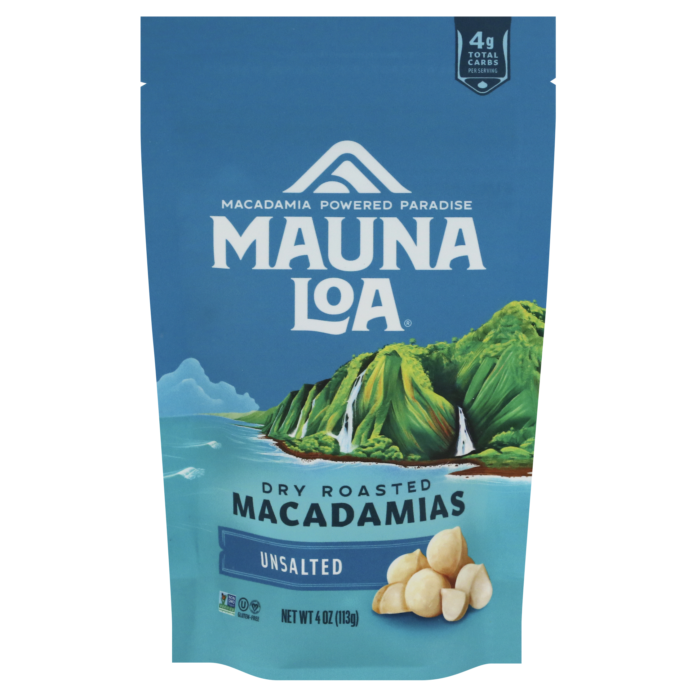 Mauna Loa Dry Roasted Unsalted Macadamias