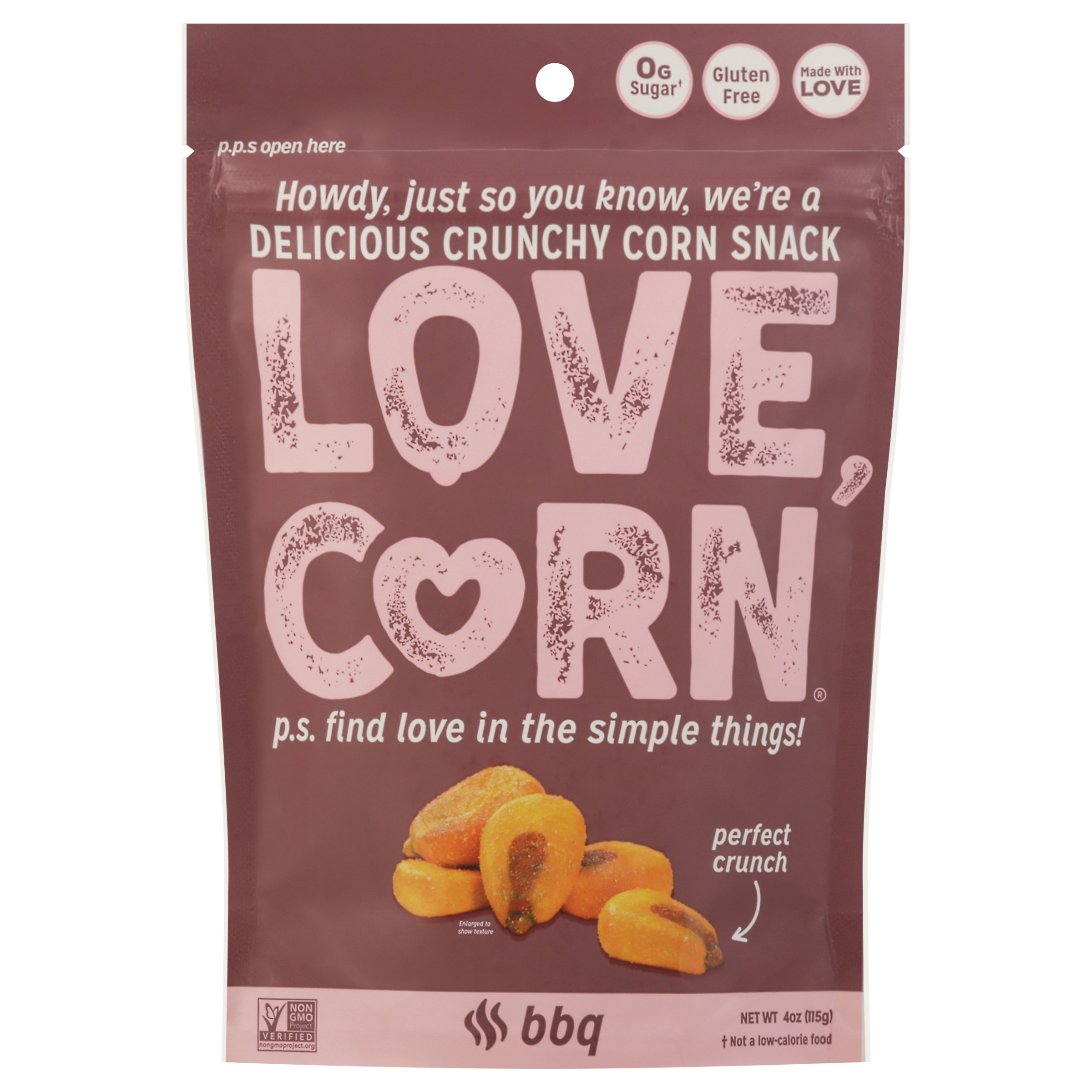 Love Corn BBQ Crunchy Corn Snack