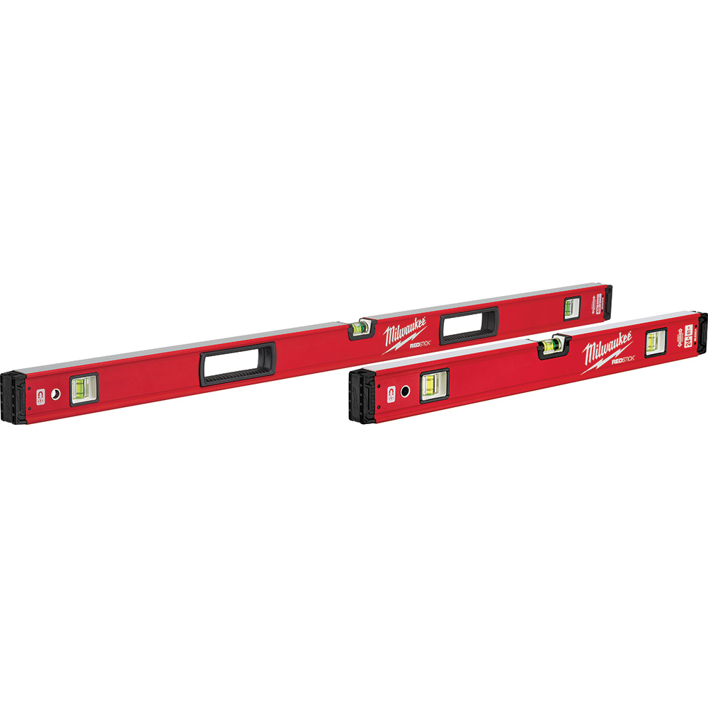 24 in./48 in. REDSTICK Magnetic Box Level Set