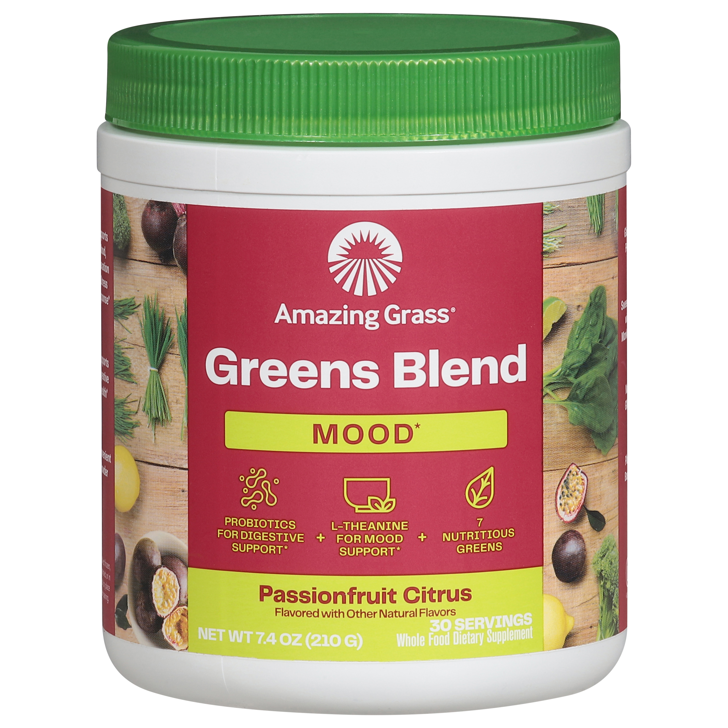Amazing Grass Mood Passionfruit Citrus Greens Blend