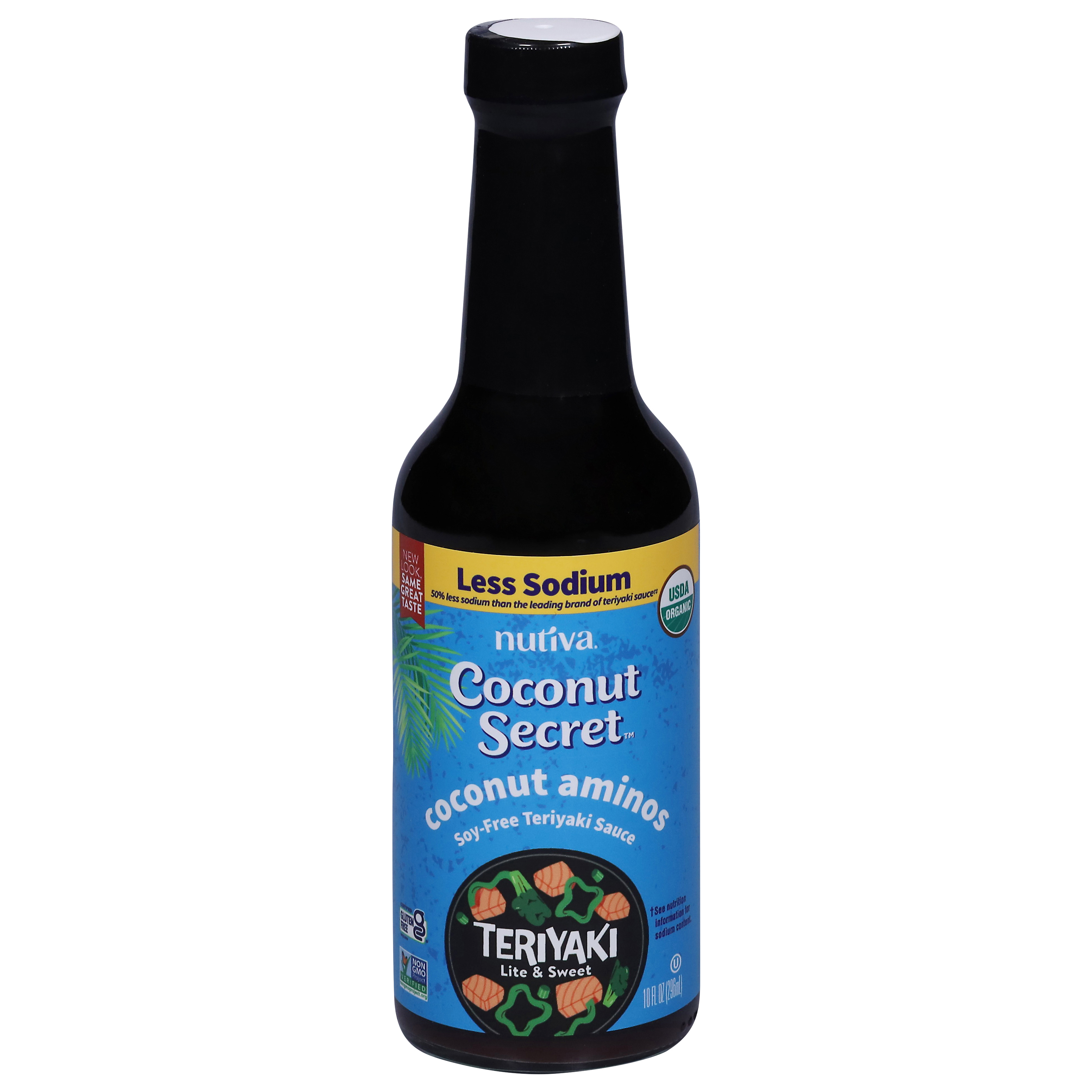 Coconut Secret Soy-Free Less Sodium Teriyaki Sauce