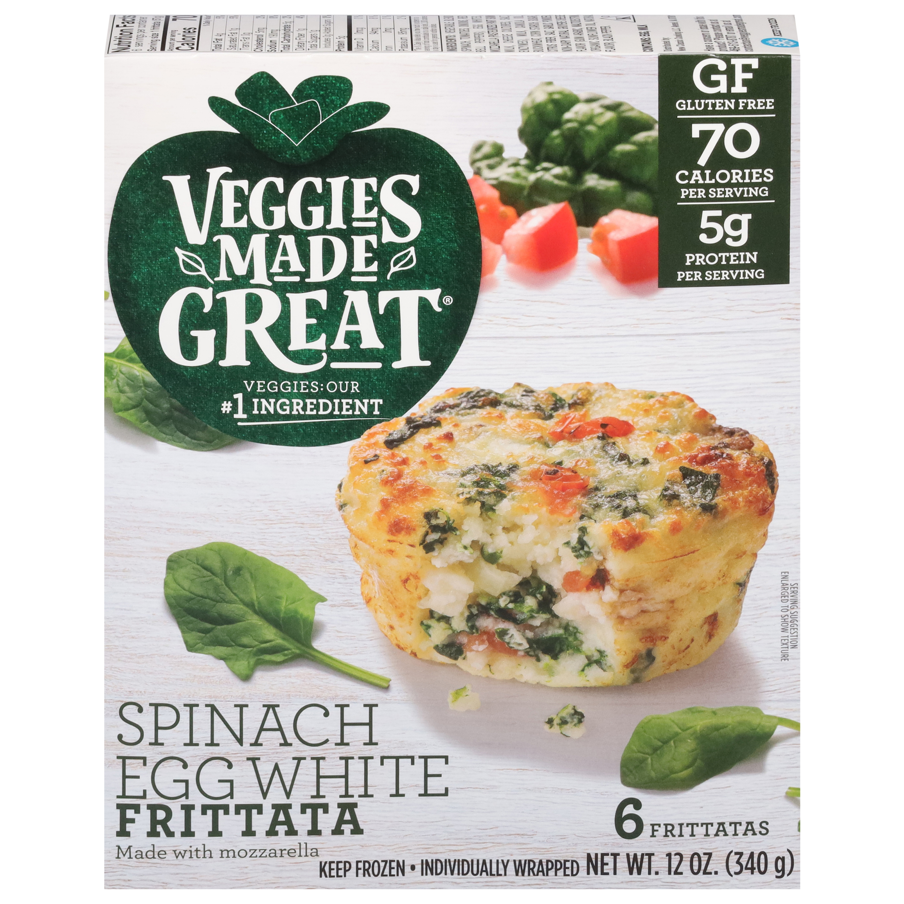Veggies Made Great Spinach Egg White Frittata