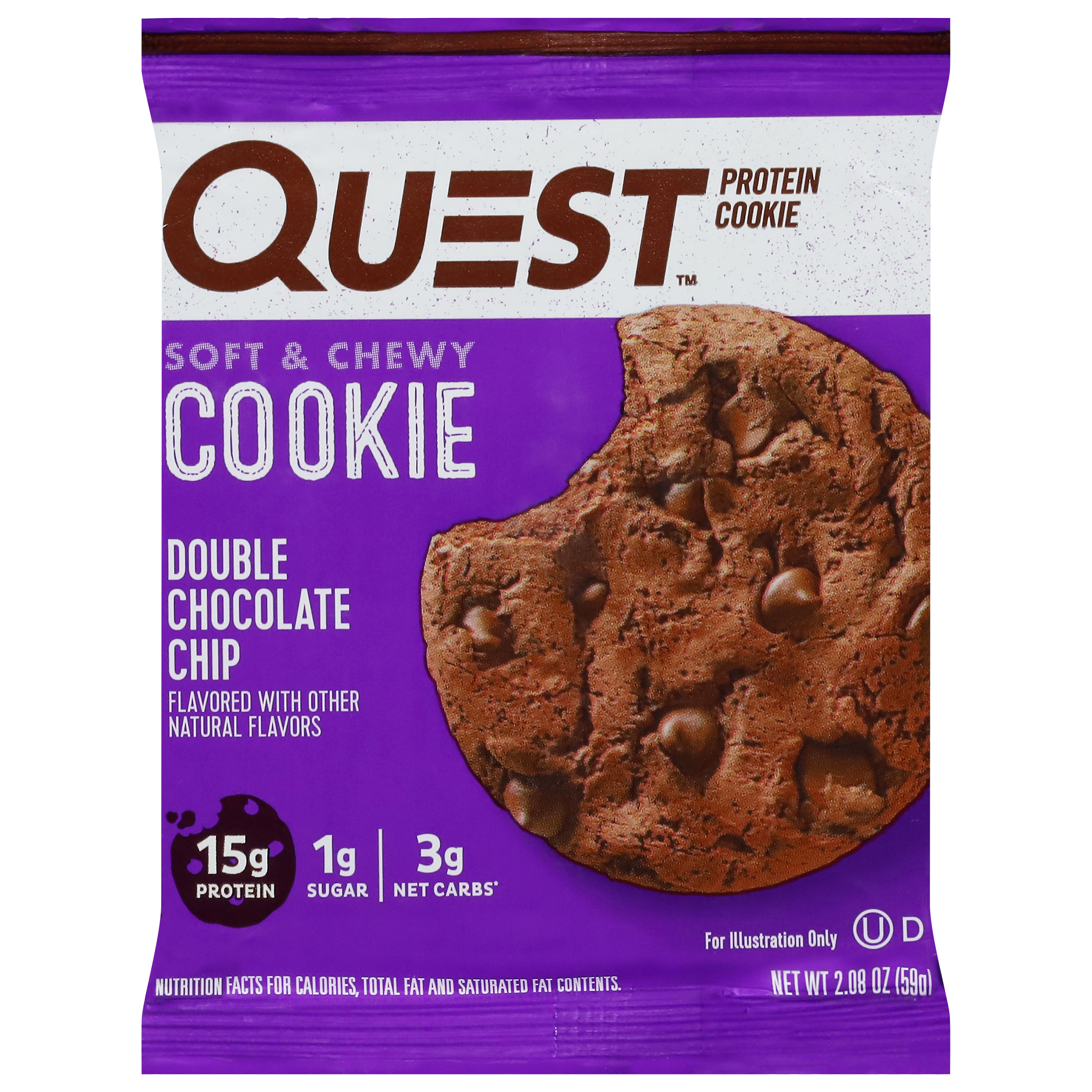 Quest Soft & Chewy Double Chocolate Chip Protein Cookie