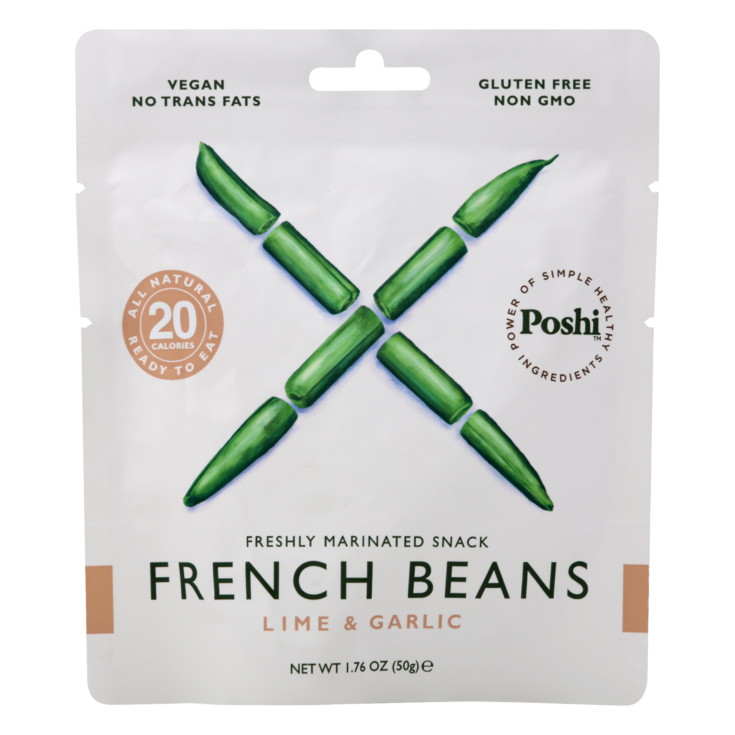 Poshi Lime & Garlic French  Beans