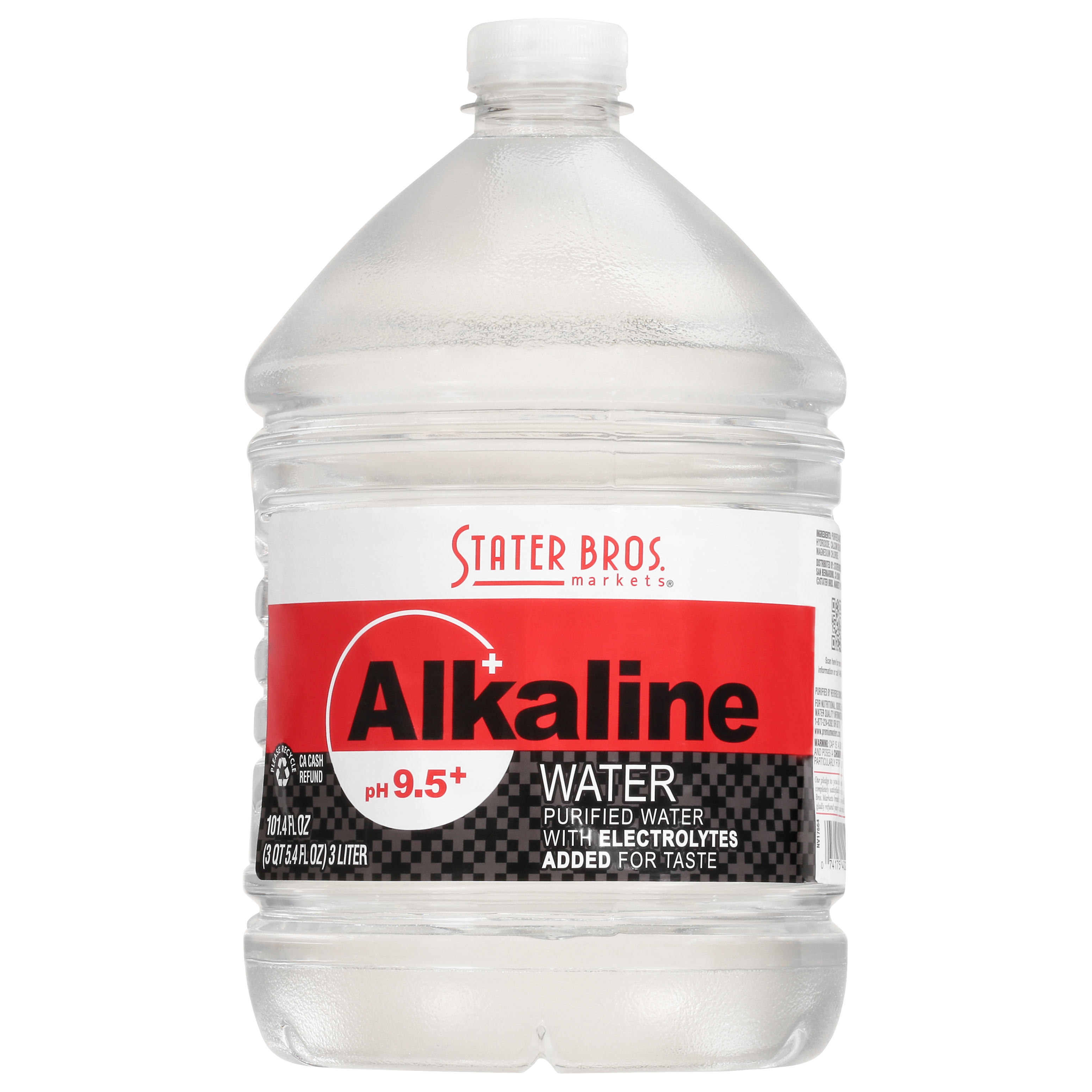 Stater Bros. Markets pH 9.5+ Alkaline Water 101.4 fl oz